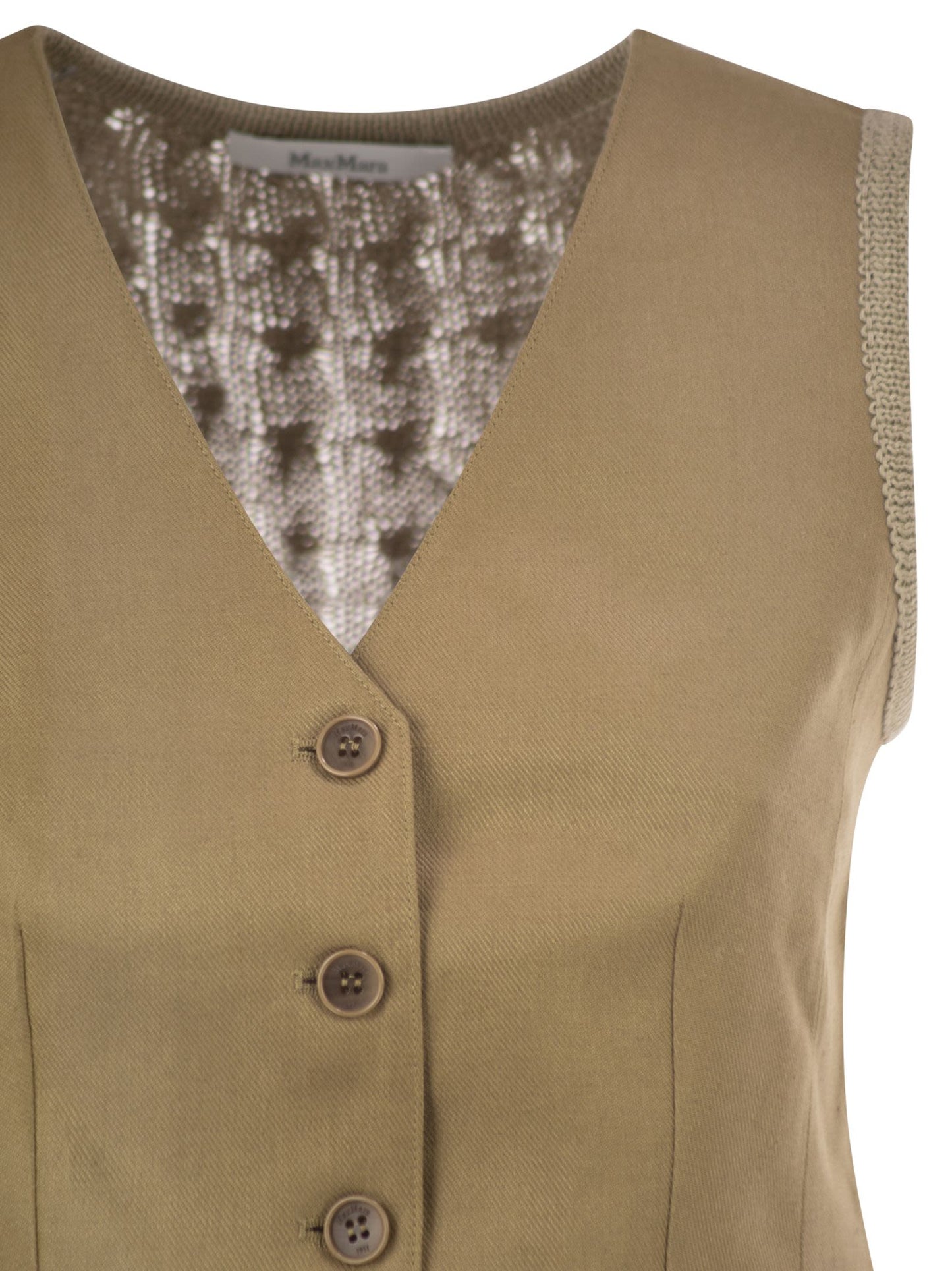 Max Mara Women Mxmcalibri - Tailored Linen And Knit Waistcoat MAX MARA