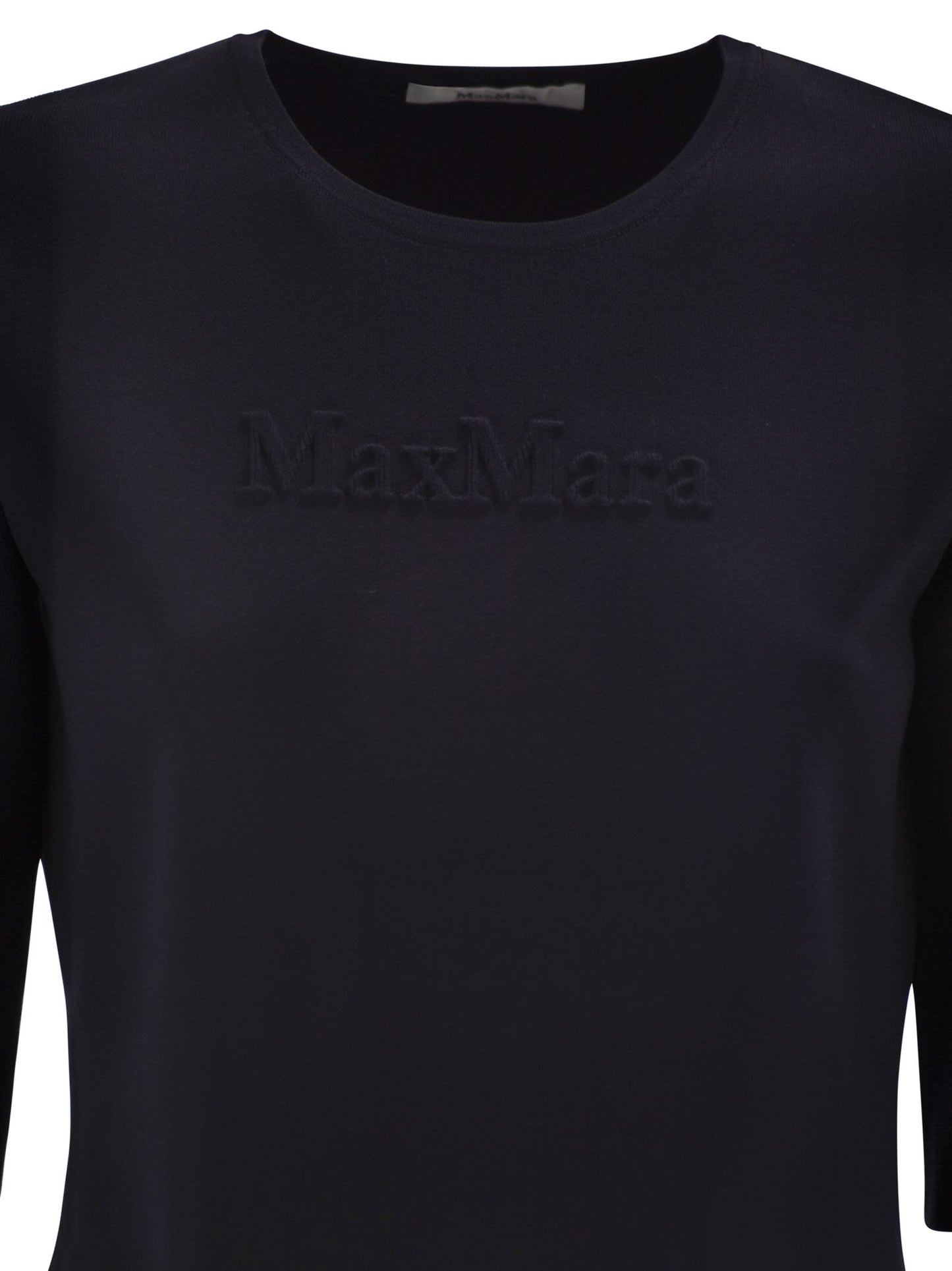 Maxmara Women Mxpaustero - Short-Sleeved Top With Embroidered Logo MAX MARA