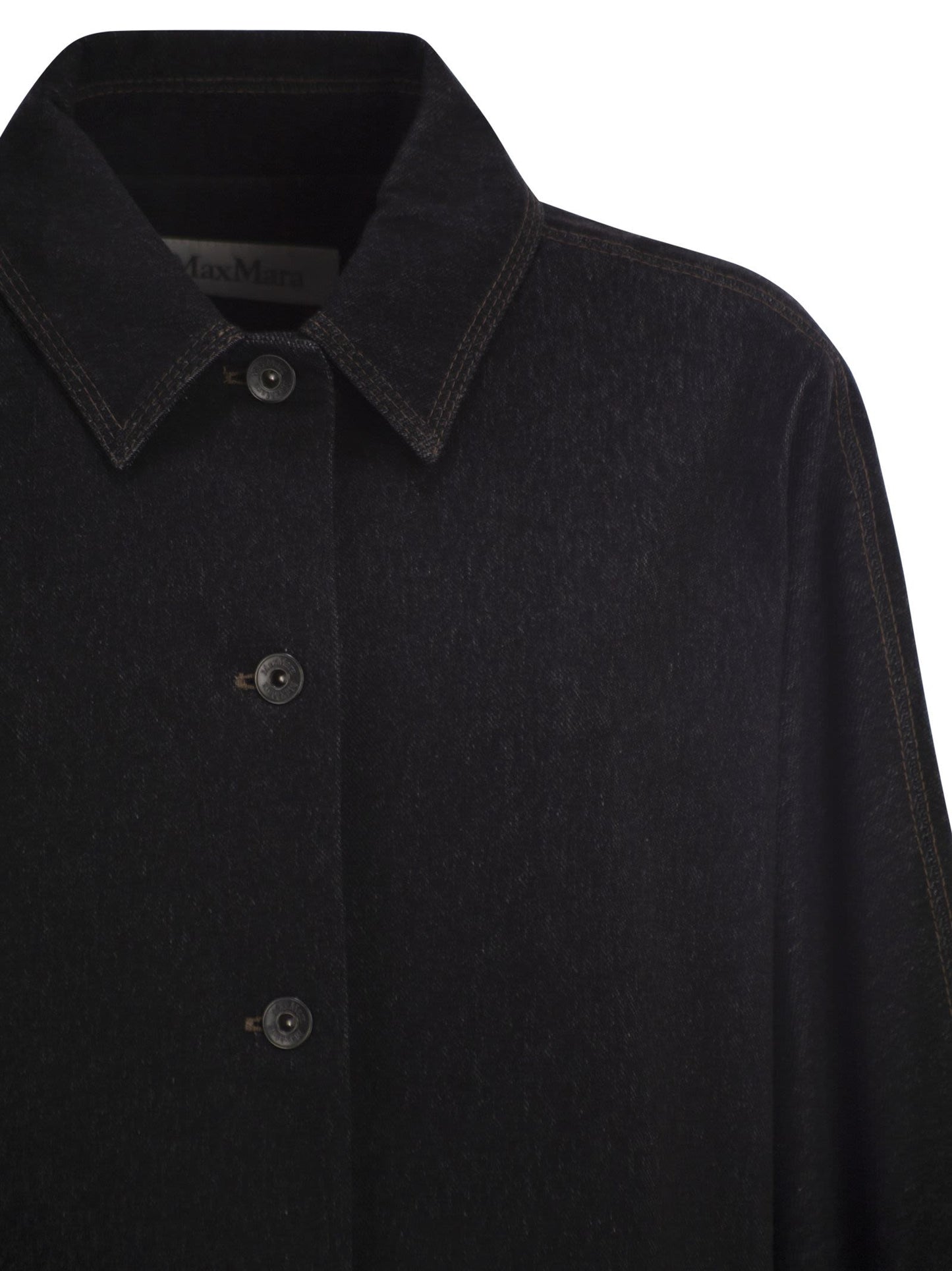 Max Mara Women Mxpnettare - Denim-Effect Jersey Jacket MAX MARA