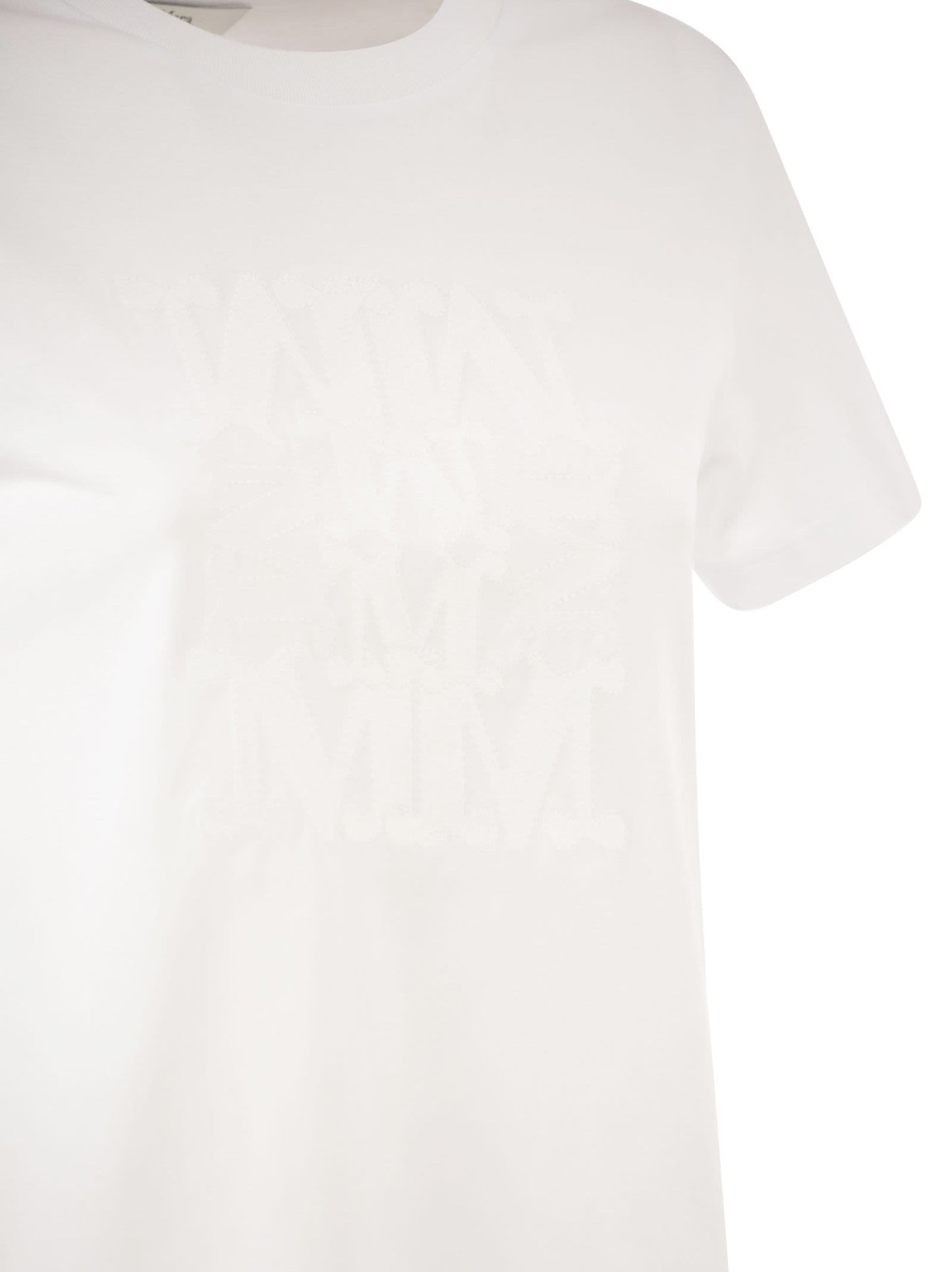 Max Mara Women Mxmgiovane - T-Shirt With Monogram Logo MAX MARA