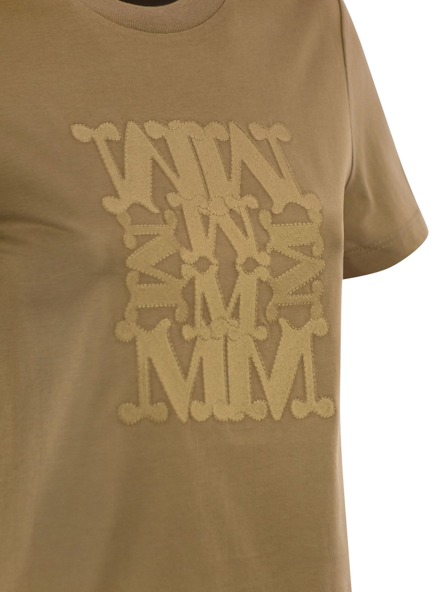 Max Mara Women Mxmgiovane - T-Shirt With Monogram Logo MAX MARA