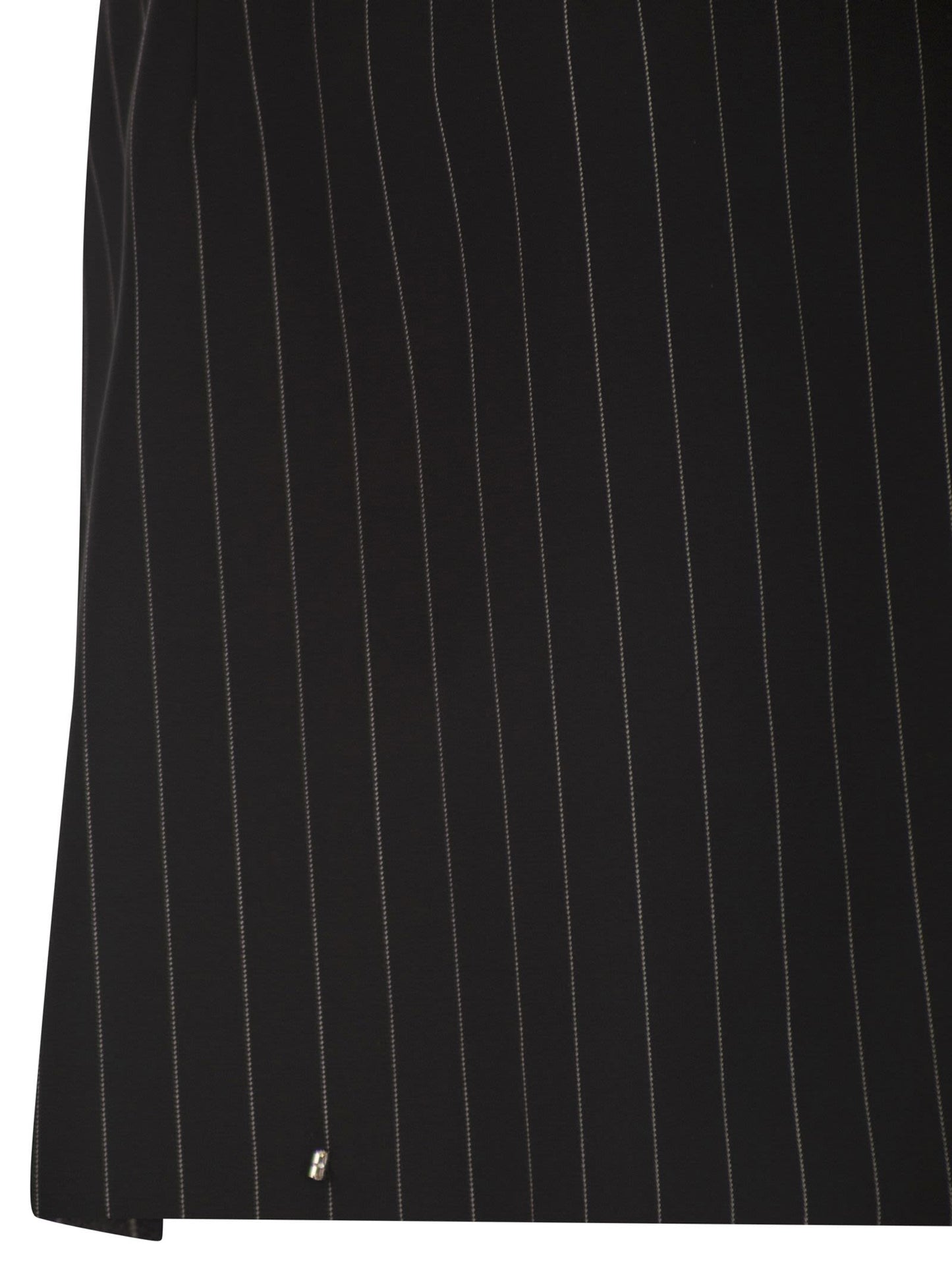 Sportmax Women Spxfatti - Mini Skirt In Pinstriped Gabardine SPORTMAX
