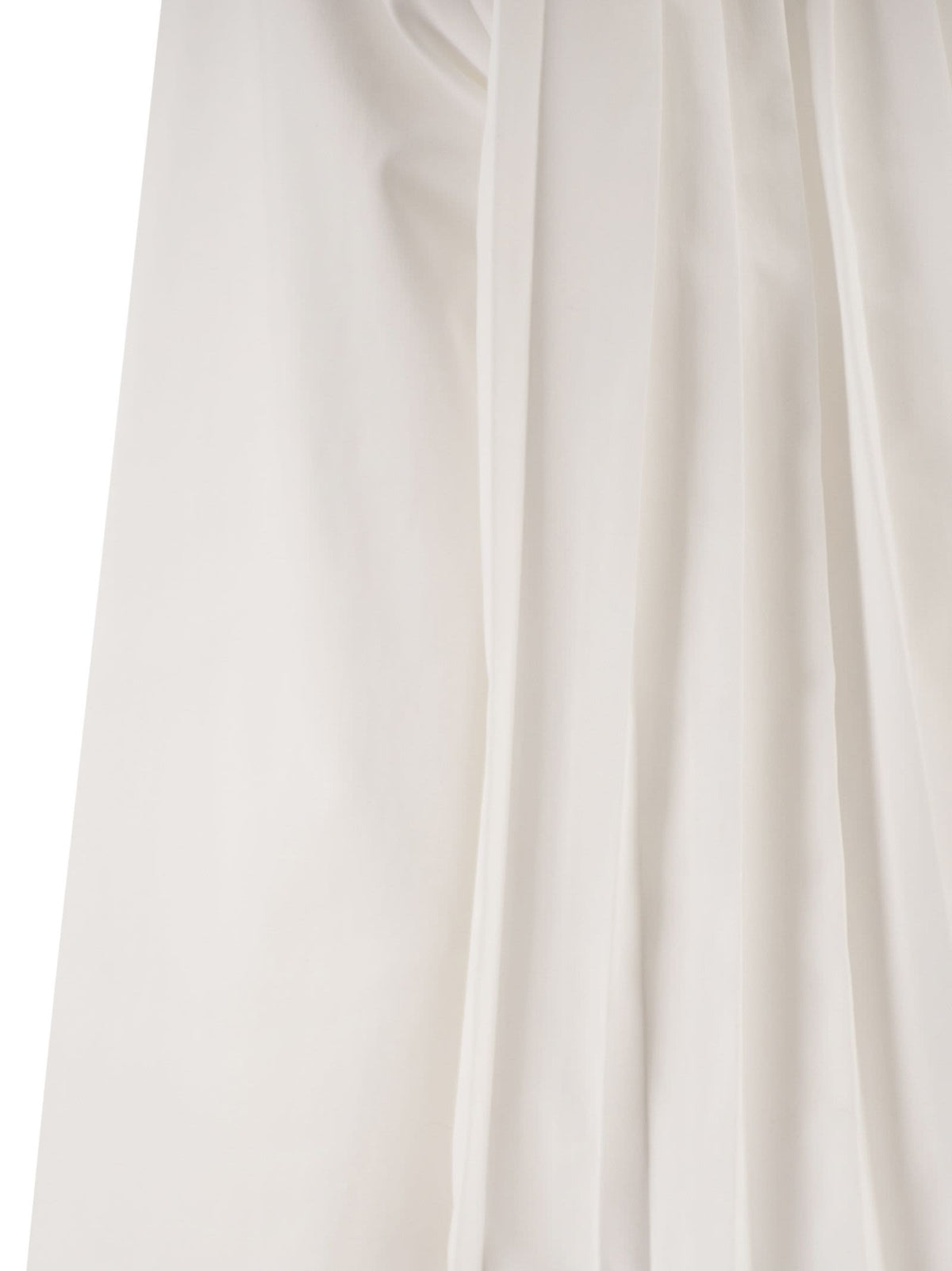 Sportmax Women Spxceppo - Cotton Crop Top With Pleated Back SPORTMAX