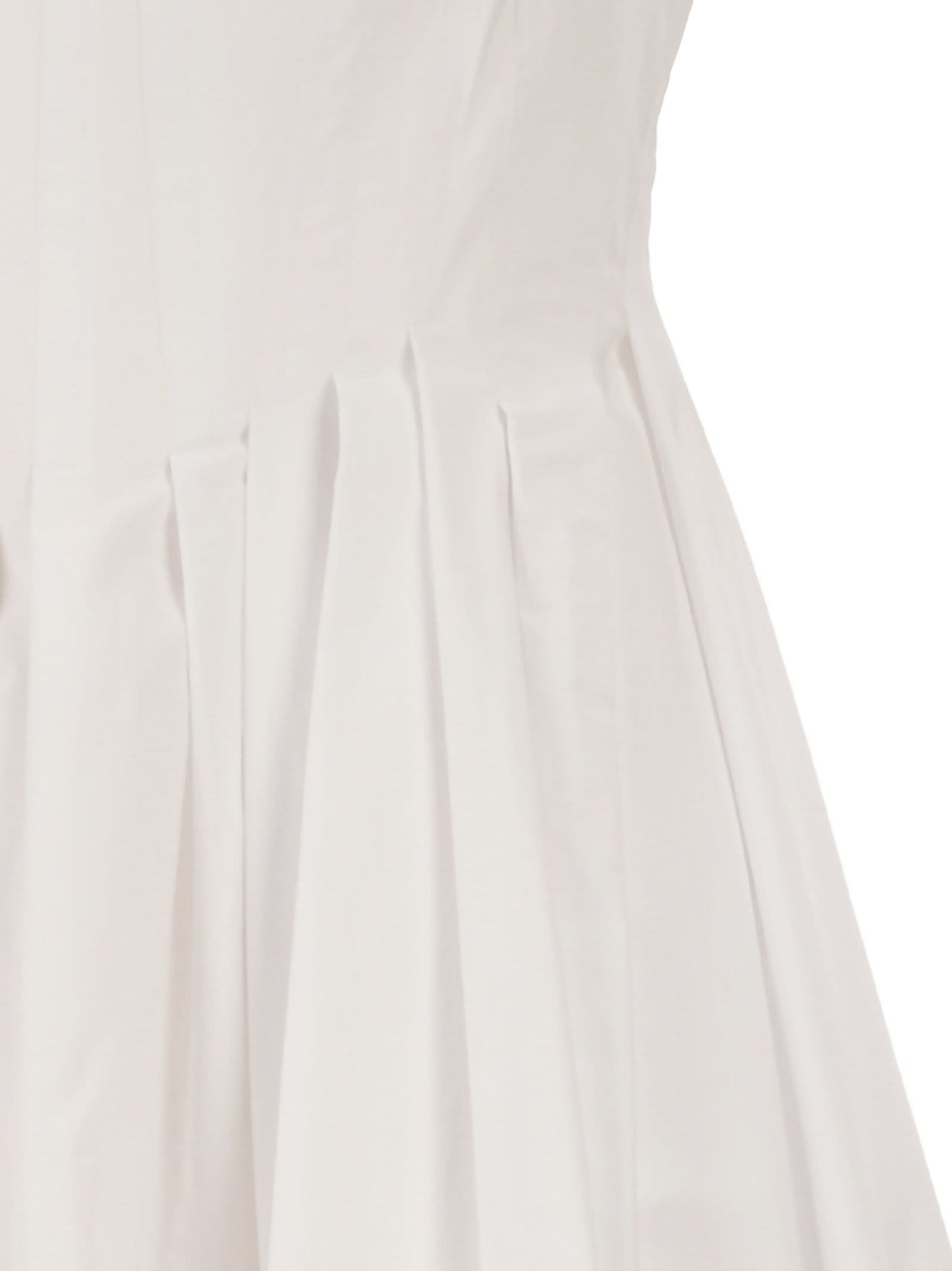 Sportmax Women Spxgiro – Structured Cotton Midi Dress With Full Skirt SPORTMAX