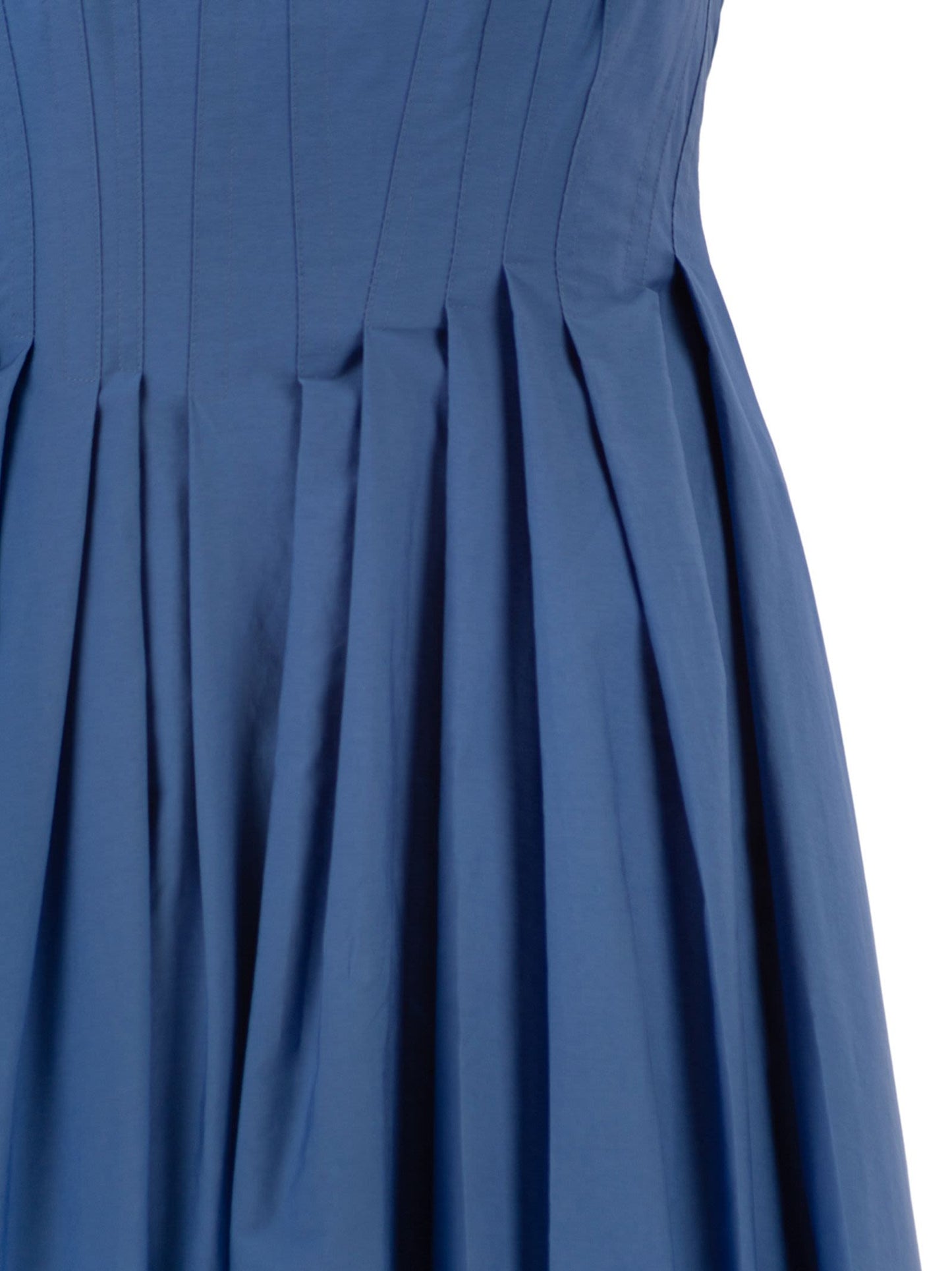 Sportmax Women Spxgiro – Structured Cotton Midi Dress With Full Skirt SPORTMAX