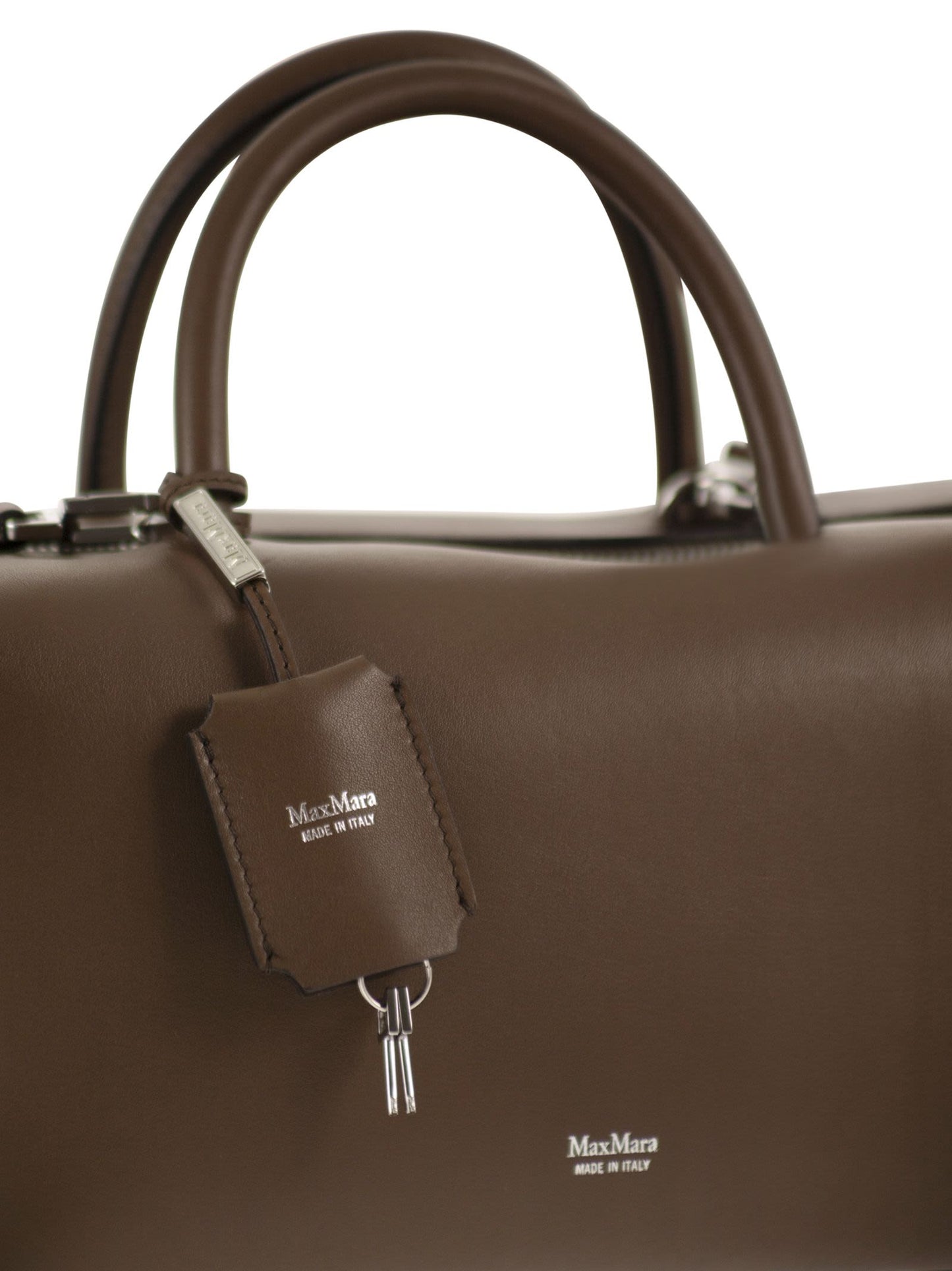 Maxmara Women Holdallm - Medium Satchel In Natural Leather MAX MARA