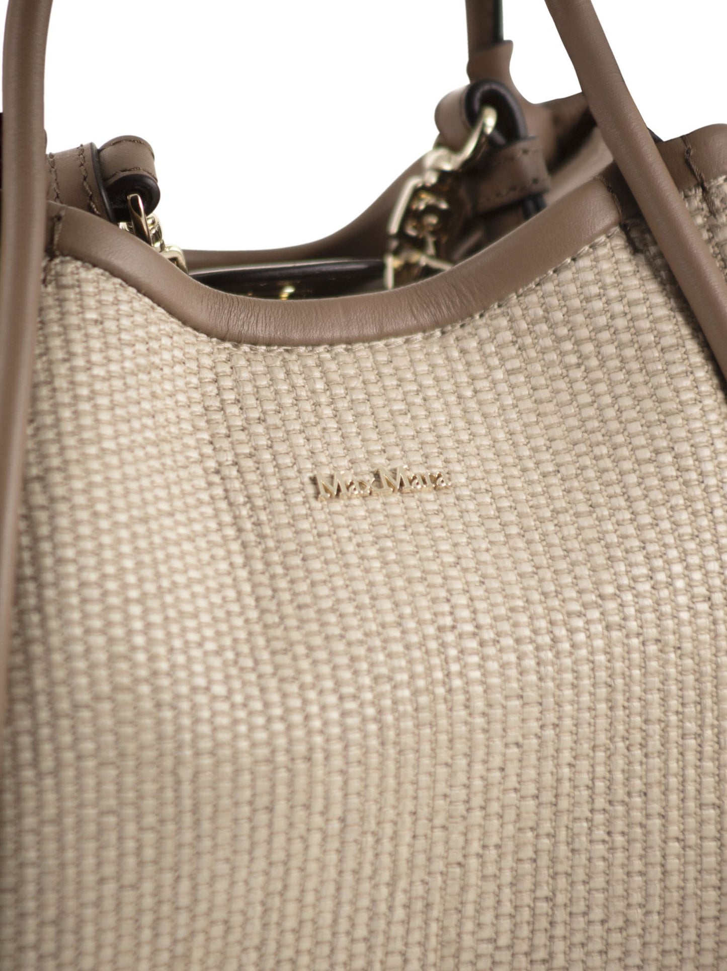 Max Mara Women Mxasummarinexs - Extra Small Marine Bag In Raffia-Effect Mat MAX MARA