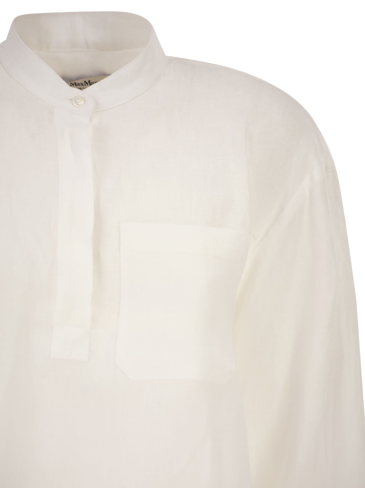 S Max Mara Women Smmcantico - Pure Linen Shirt S MAX MARA