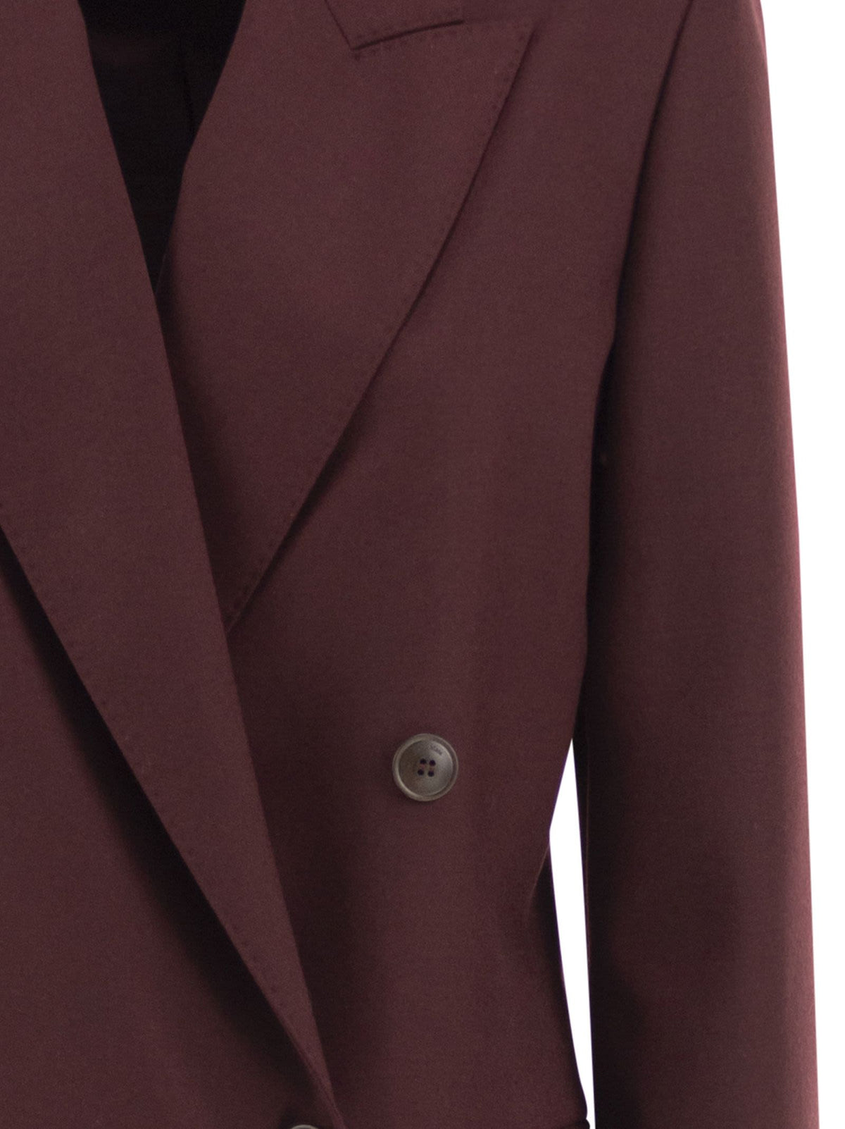 Max Mara Women Mxmscenico - Double-Breasted Stretch Virgin Wool Blazer MAX MARA