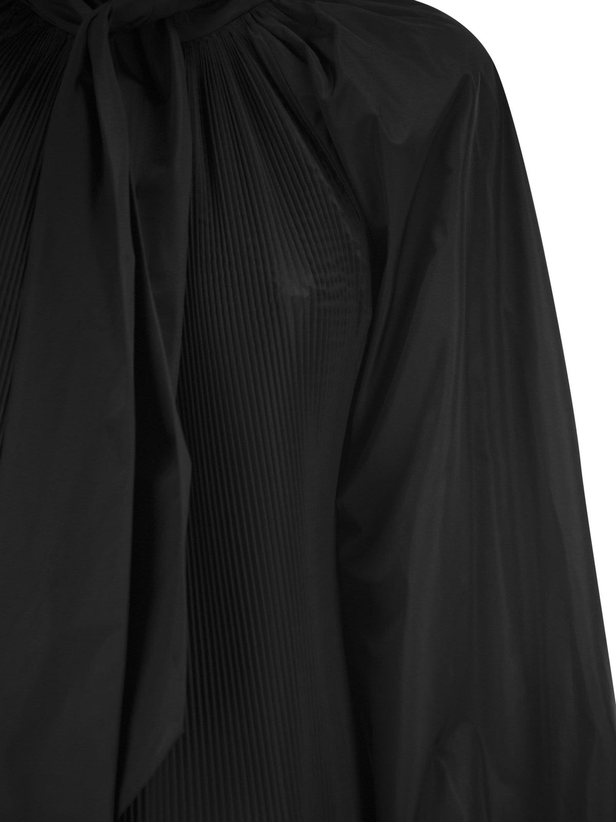 Max Mara Women Mxevalle - Pleated Blouse With Neck Bow MAX MARA