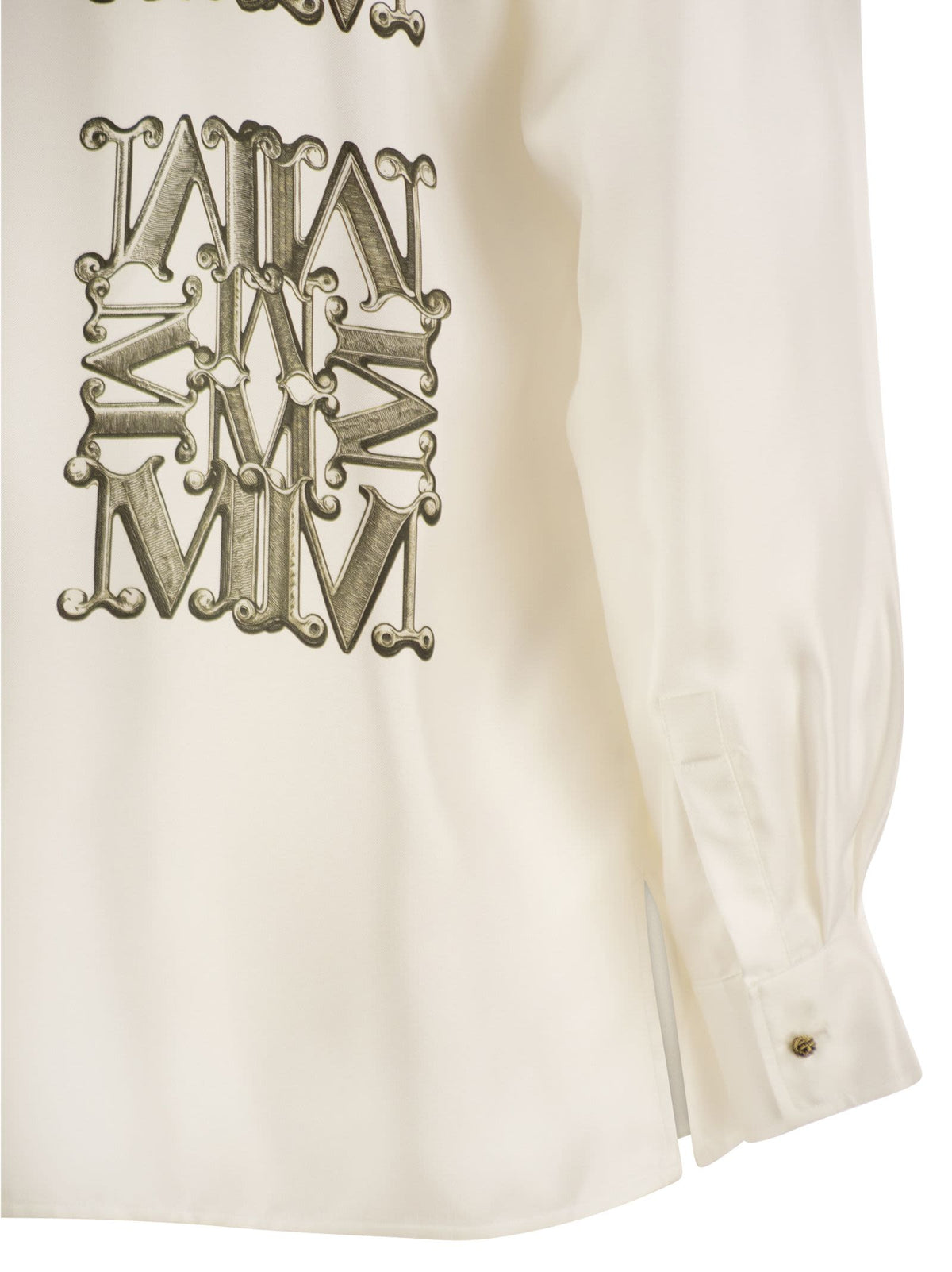 Max Mara Women Mxmfiltro - Silk Shirt With Monogram Print MAX MARA