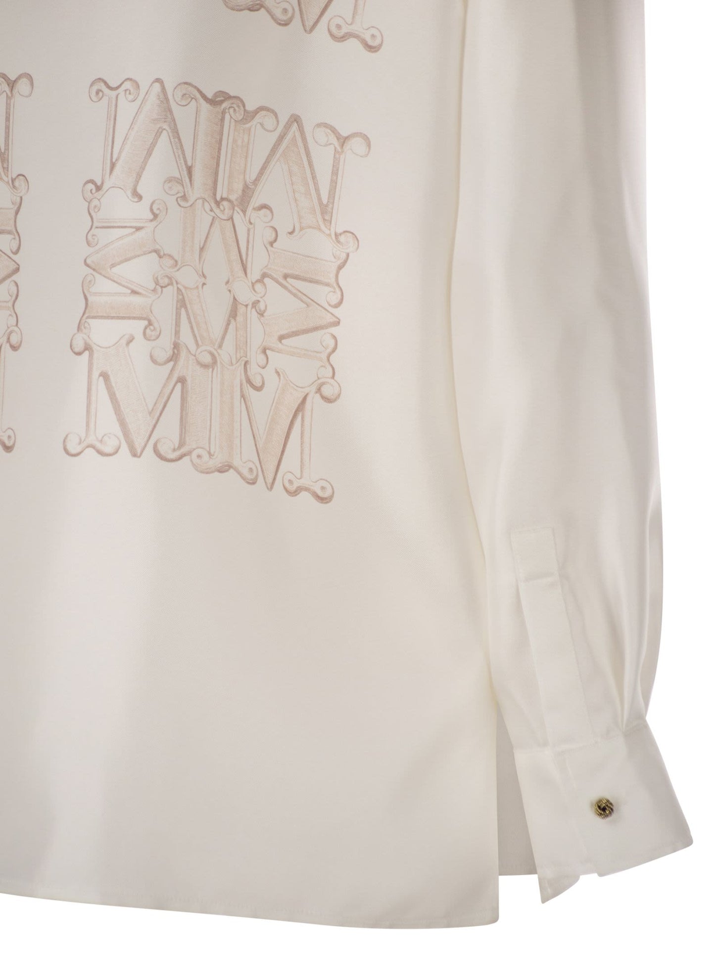 Max Mara Women Mxmfiltro - Silk Shirt With Monogram Print MAX MARA