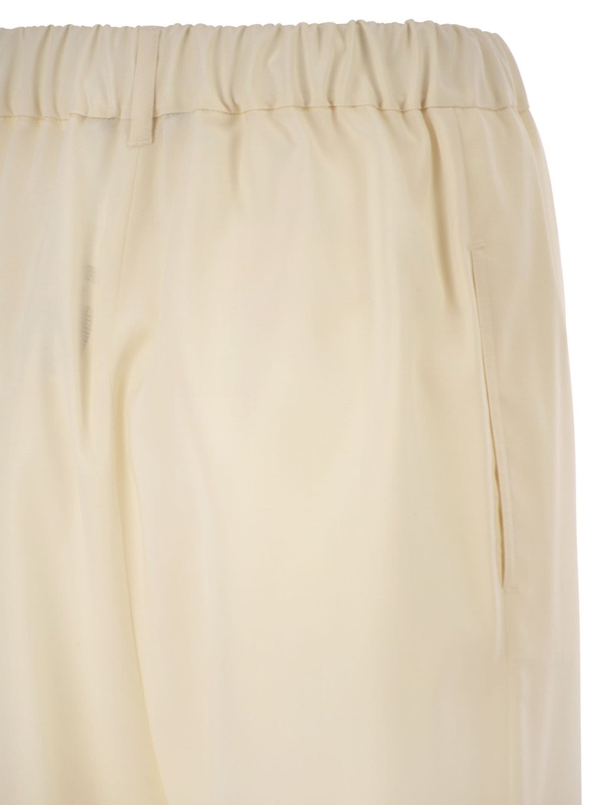 Max Mara Women Mxmeditto - Fluid Tailored Trousers In Pure Virgin Wool MAX MARA