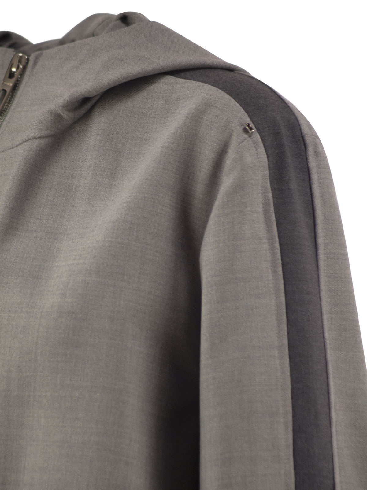 Sportmax Women Spxlepre - Virgin Wool Hooded Jacket SPORTMAX