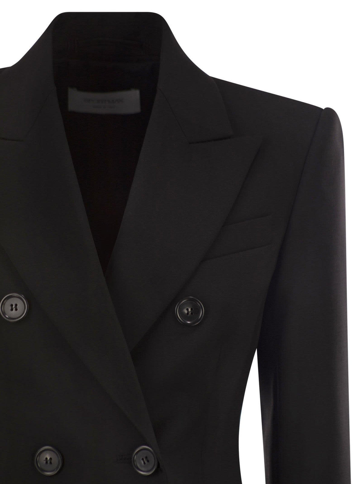 Sportmax Women Spxadamo - Tailored Double-Breasted Virgin Wool Blazer SPORTMAX