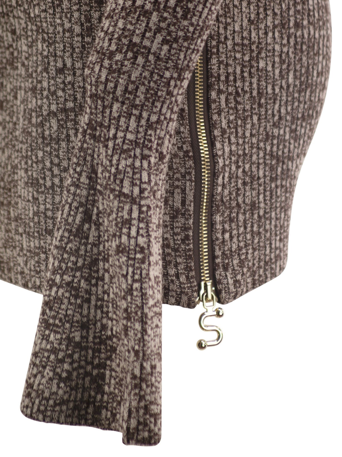 Sportmax Women Spxbouquet - Mélange Virgin Wool Ribbed Turtleneck Jumper SPORTMAX