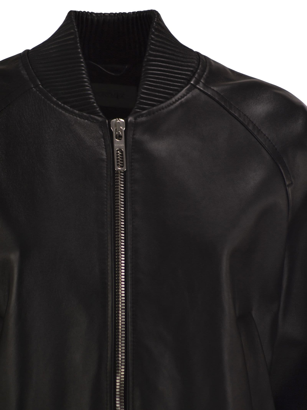 Sportmax Women Spxamour - Lambskin Leather Bomber Jacket SPORTMAX