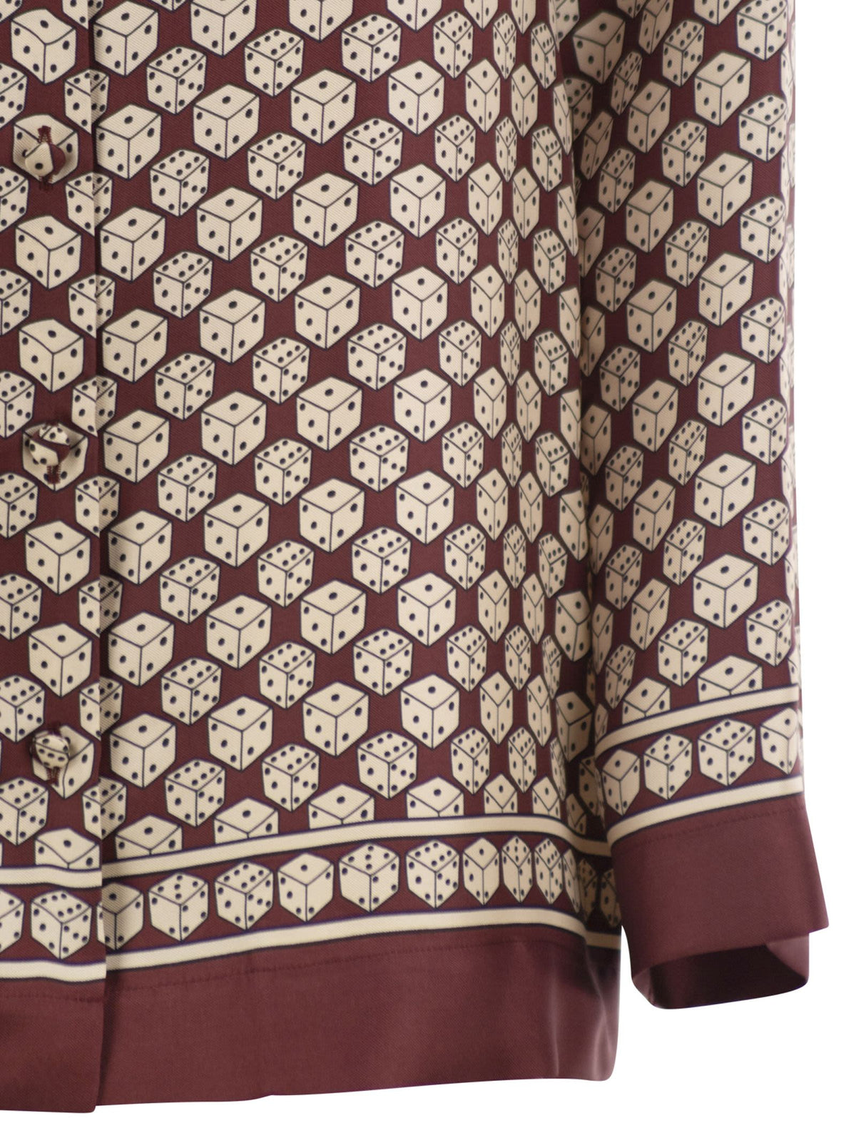 S Max Mara Women Stmmambo - Pure Silk Printed Shirt