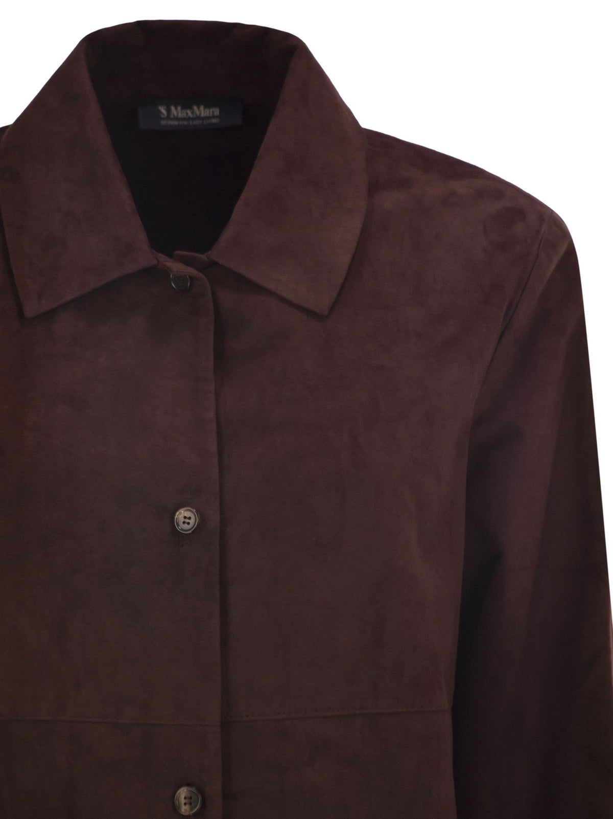 S Max Mara Women Smmgocce - Suede Shirt With Silk Lining S MAX MARA