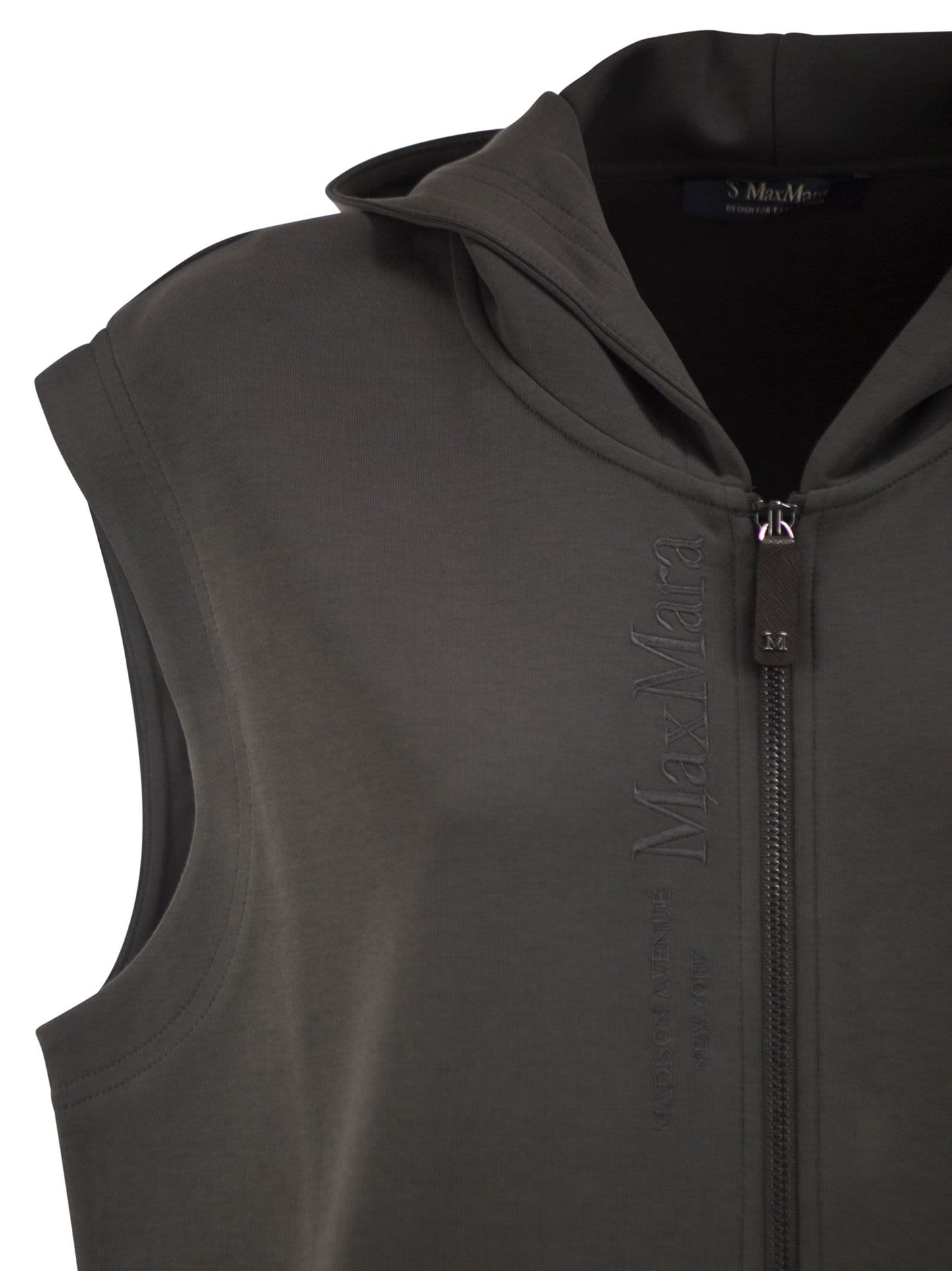 S Max Mara Women Smmballo - Hooded Cotton-Blend Jersey Gilet