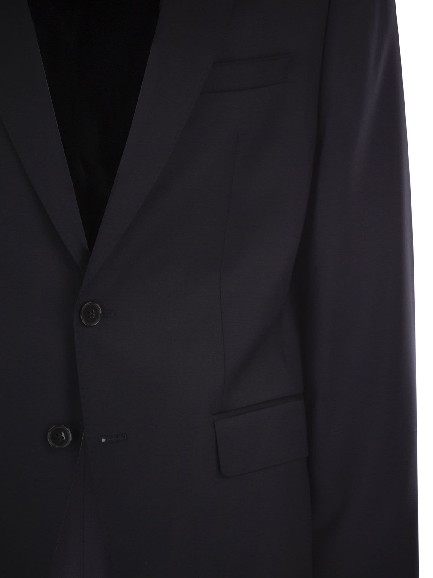 Boss Men Slim Fit Blazer In Virgin Wool Serge BOSS