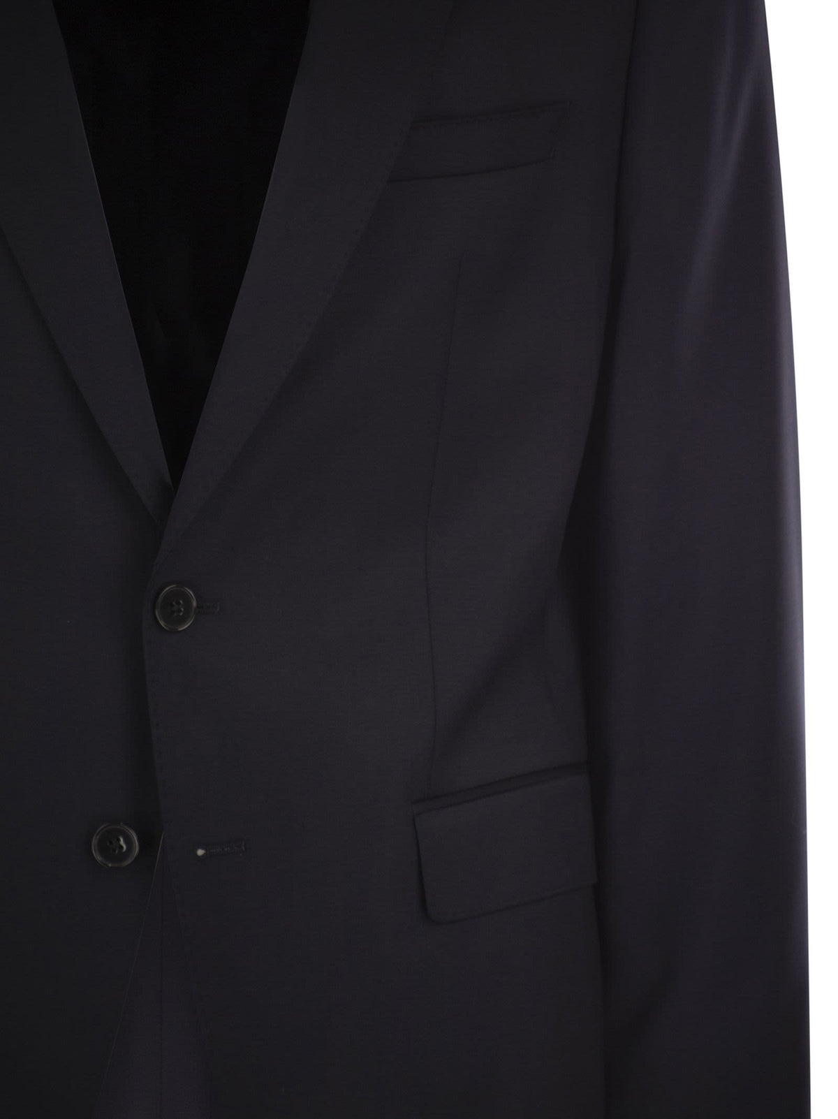 Boss Men Slim Fit Blazer In Virgin Wool Serge