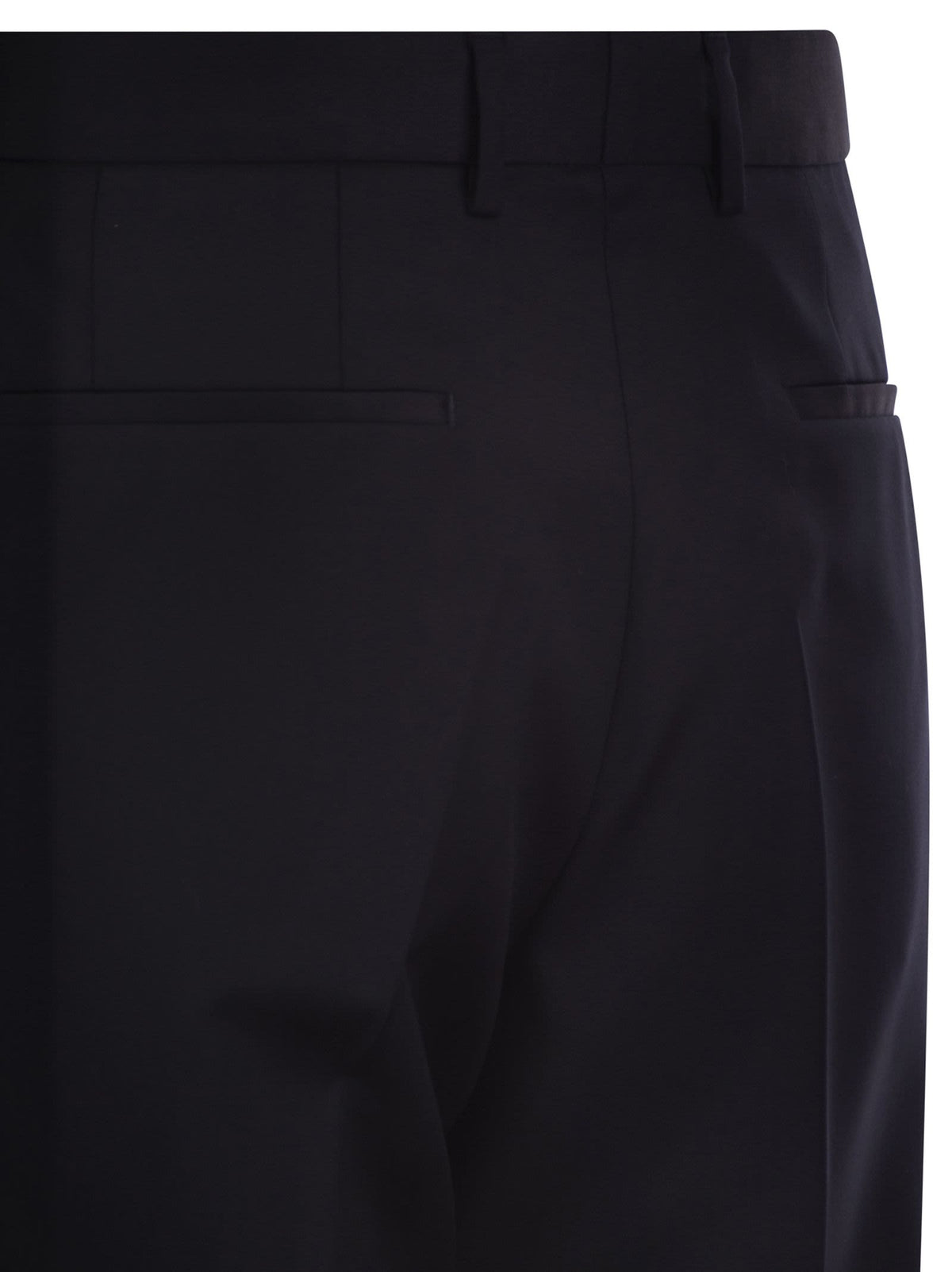 Boss Men Slim Fit Trousers In Virgin Wool Serge BOSS