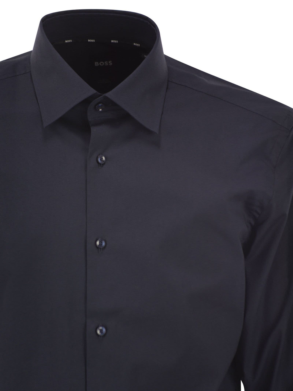 Boss Men Slim Fit Shirt In Easy-Iron Stretch Cotton Poplin BOSS