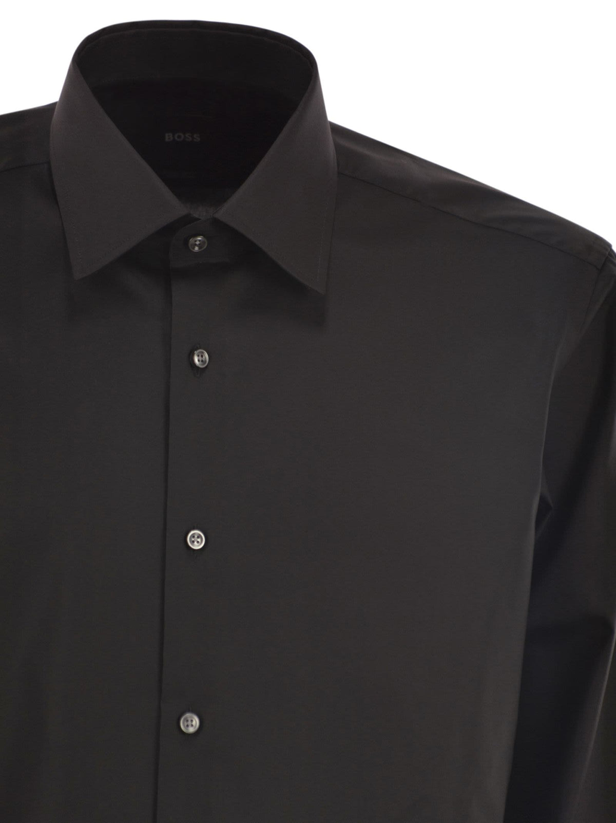 Boss Men Regular Fit Shirt In Easy-Iron Cotton Poplin BOSS