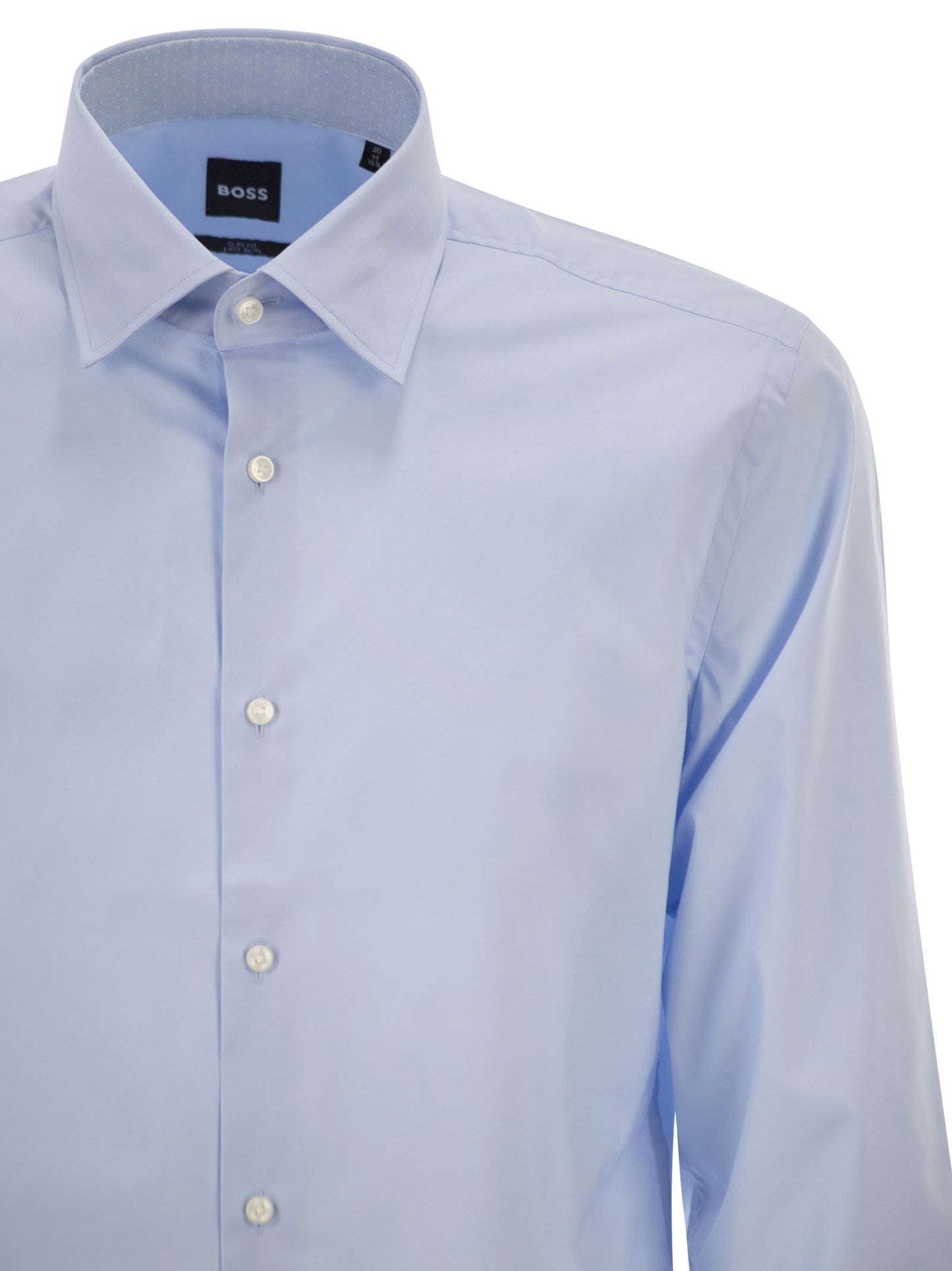 Boss Men Slim Fit Shirt In Stretch Cotton Poplin BOSS