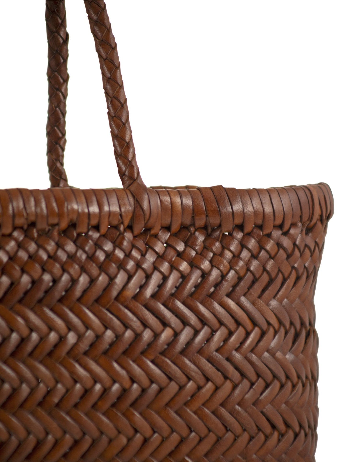 Dragon Diffusion Women Gora - Woven Leather Handbag DRAGON DIFFUSION