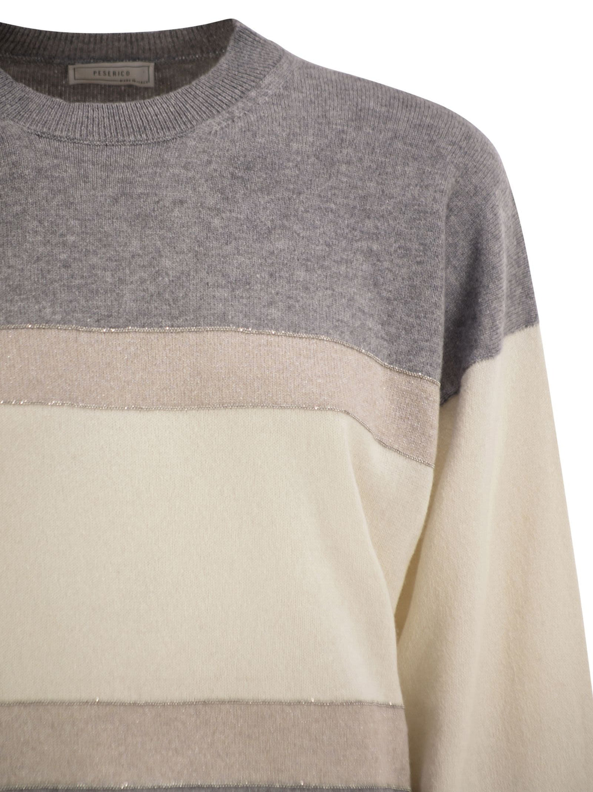 Peserico Women Colour-Block Virgin Wool, Silk And Cashmere Jumper PESERICO
