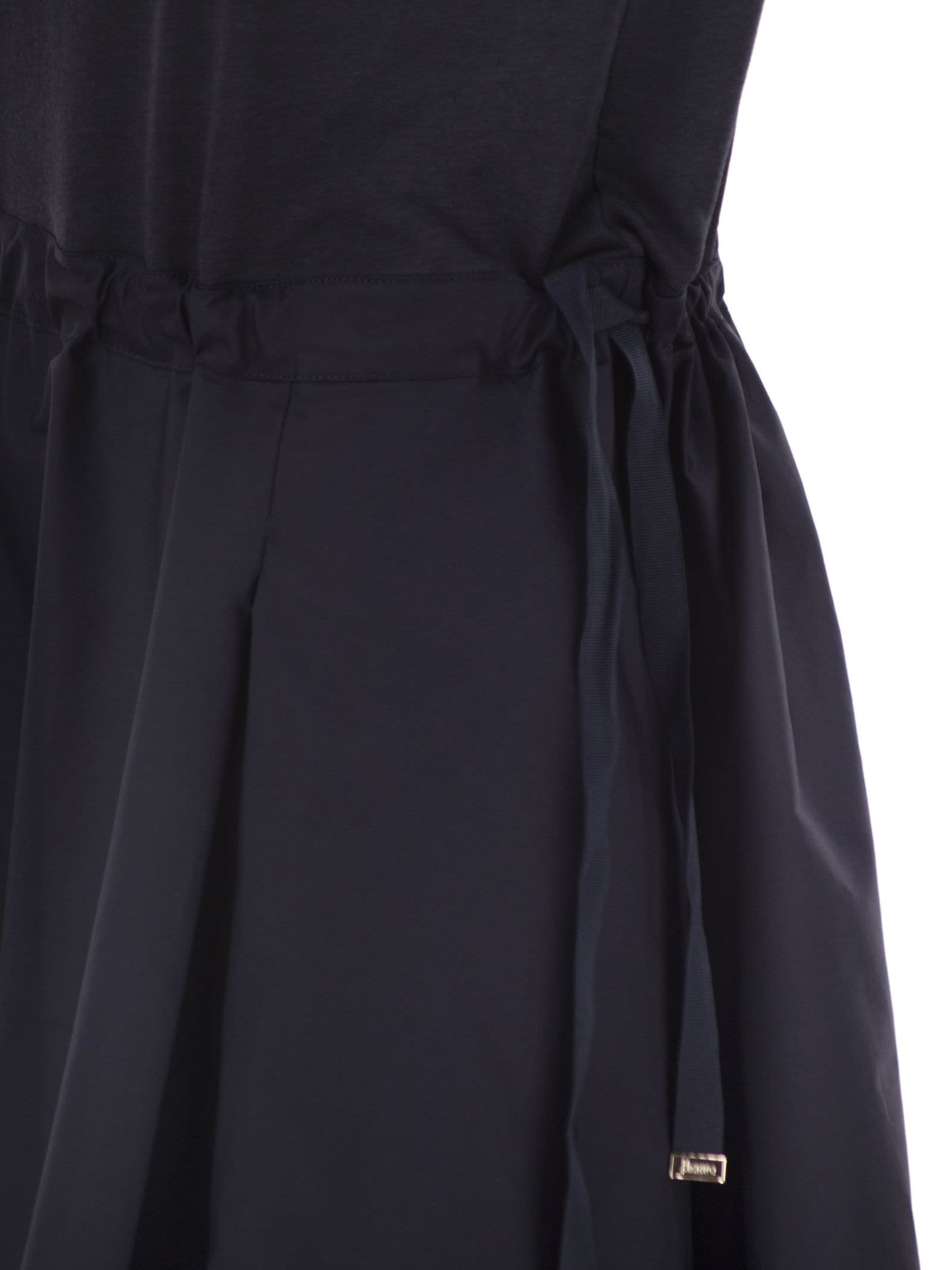 Herno Women Jersey And Poplin Combination Dress HERNO