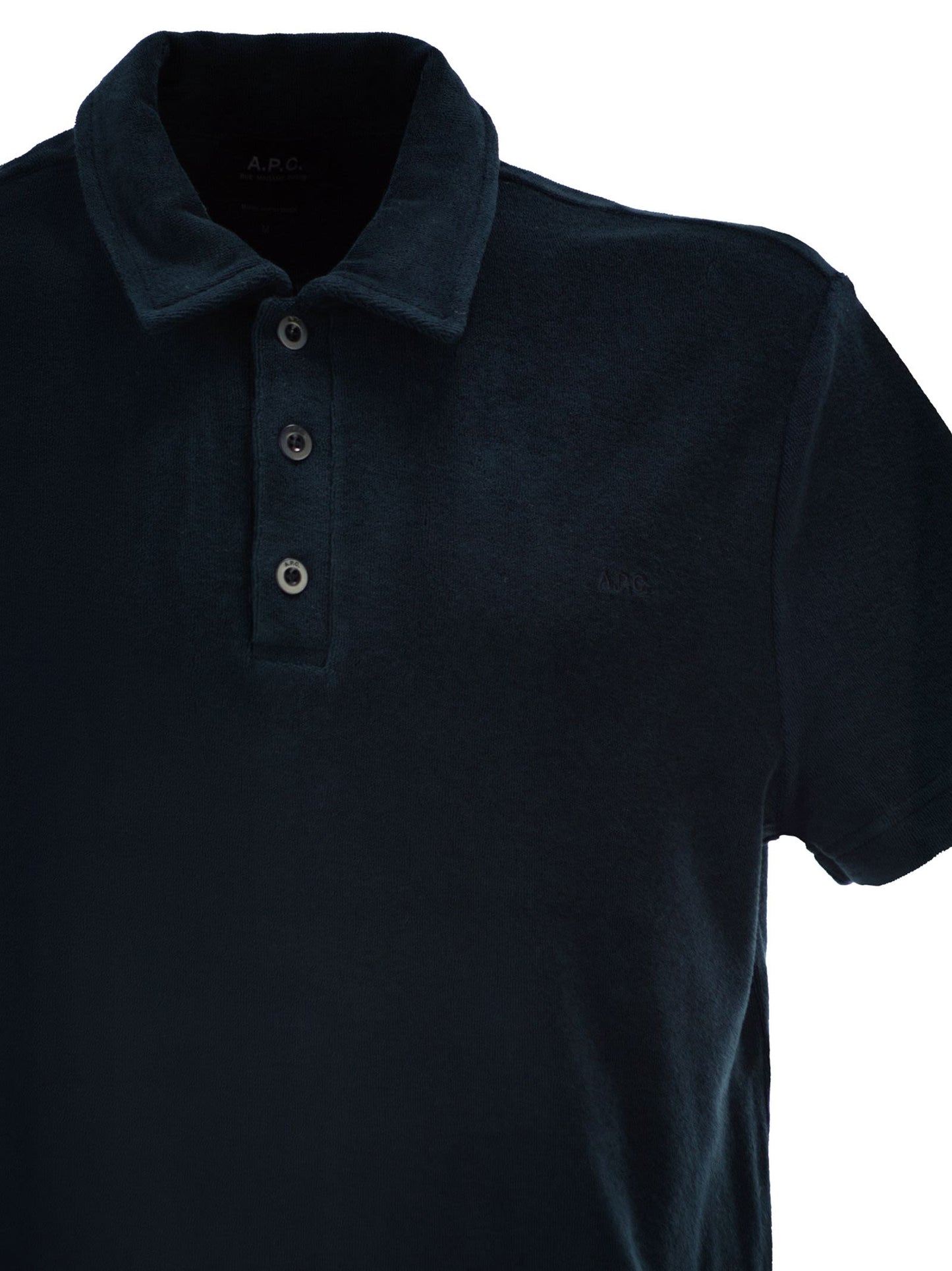 A.P.C. Men Julian - Organic Cotton Terry Polo Shirt