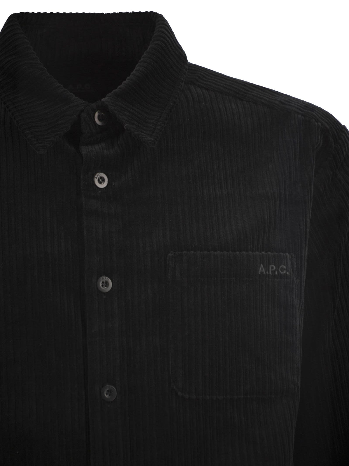 A.P.C. Men Cotton Corduroy Shirt A.P.C.
