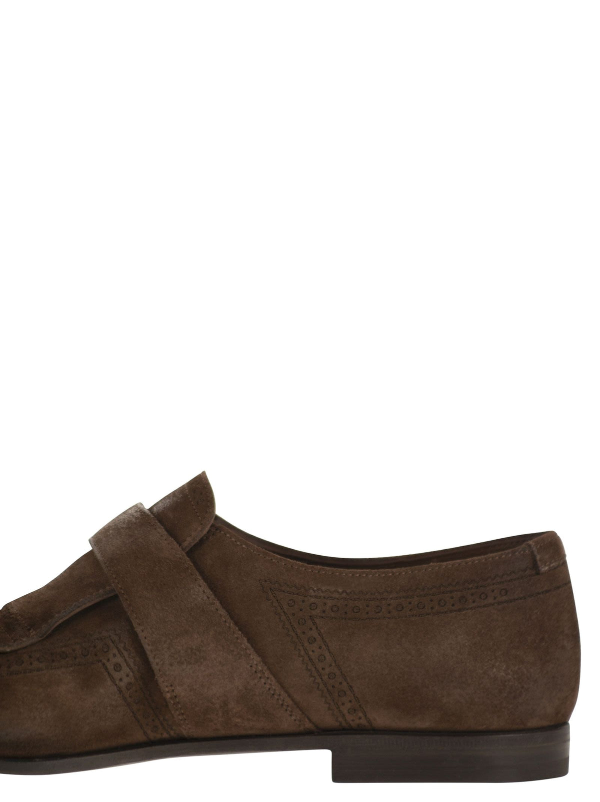 Church's Men Shanghai - Suede Monk Strap With Fringe Detail CHURCH'S