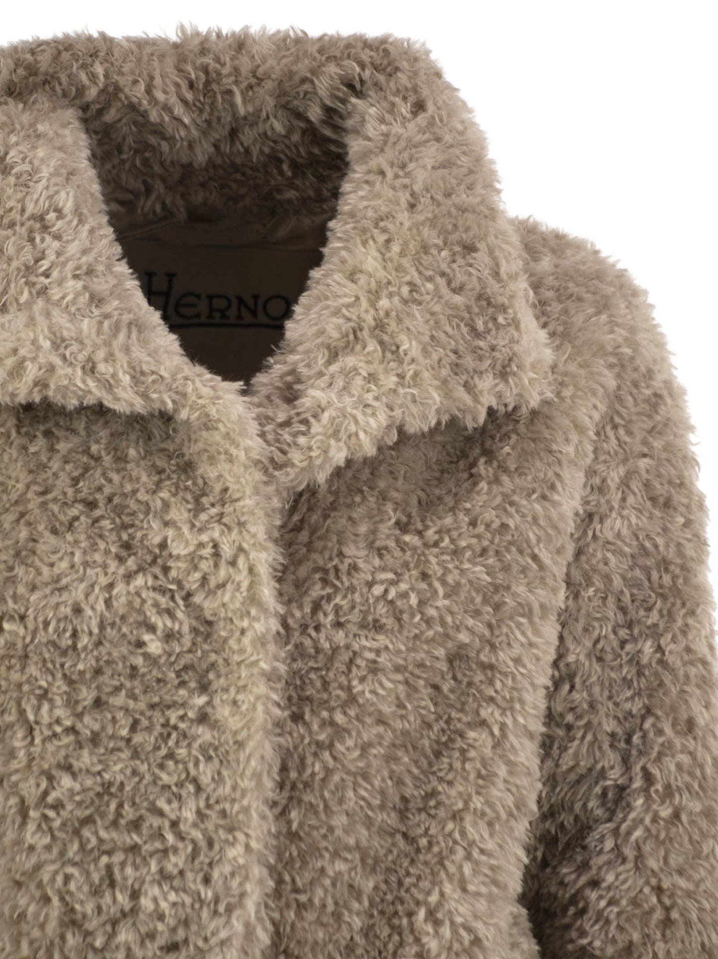Herno Women Teddy Shearling-Effect Jacket HERNO