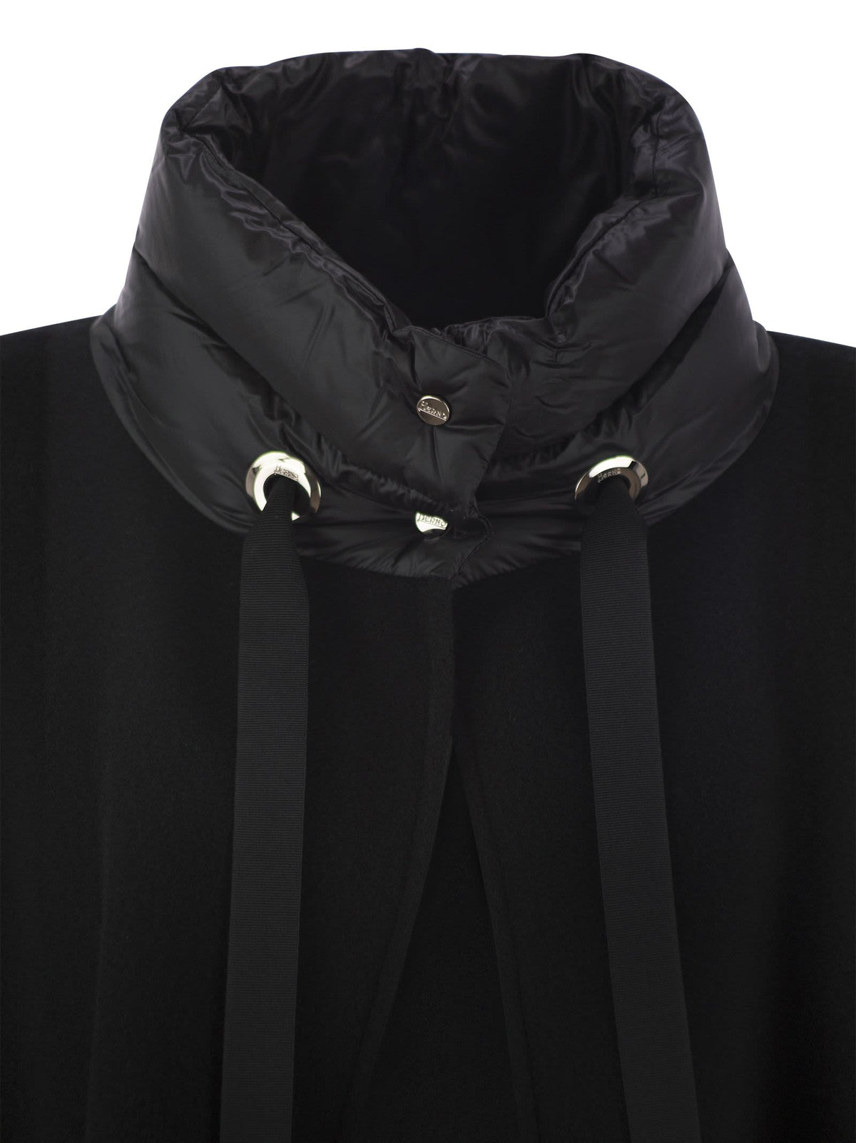 Herno Women Poncho Resort In Warmy E Nylon Ultralight HERNO
