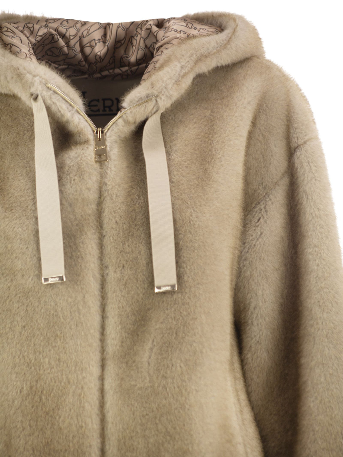 Herno Women Faux Fur Hooded Jacket HERNO