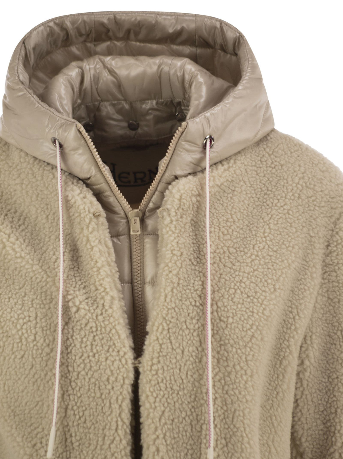 Herno Women Teddy Jacket With Padded Hood HERNO