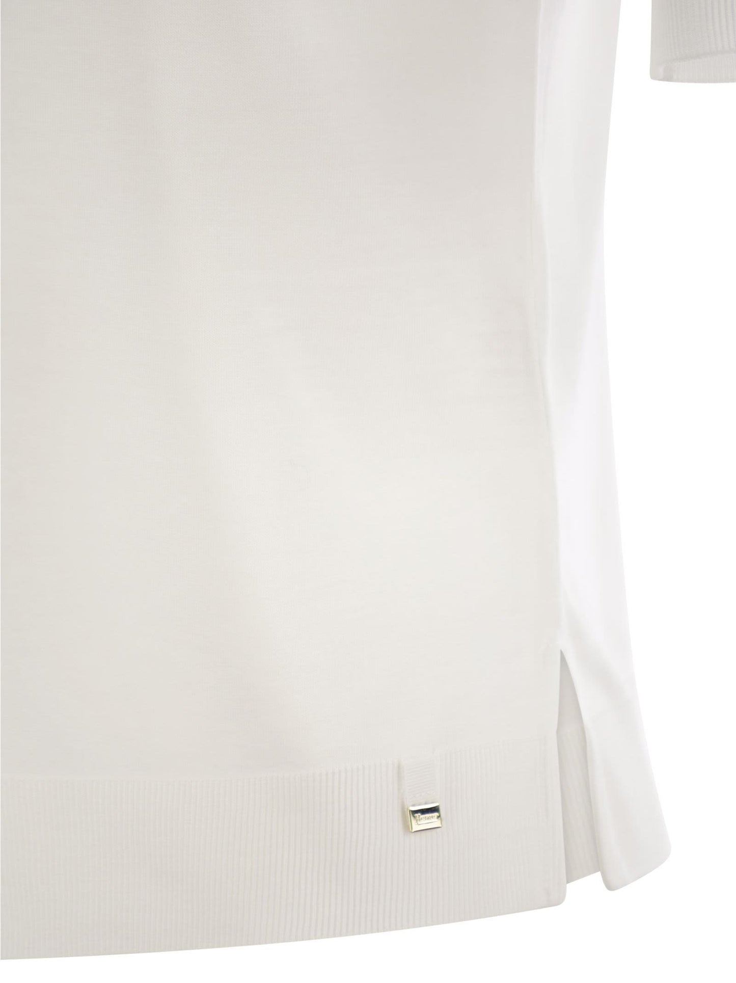 Herno Women Lyocell And Cotton T-Shirt HERNO
