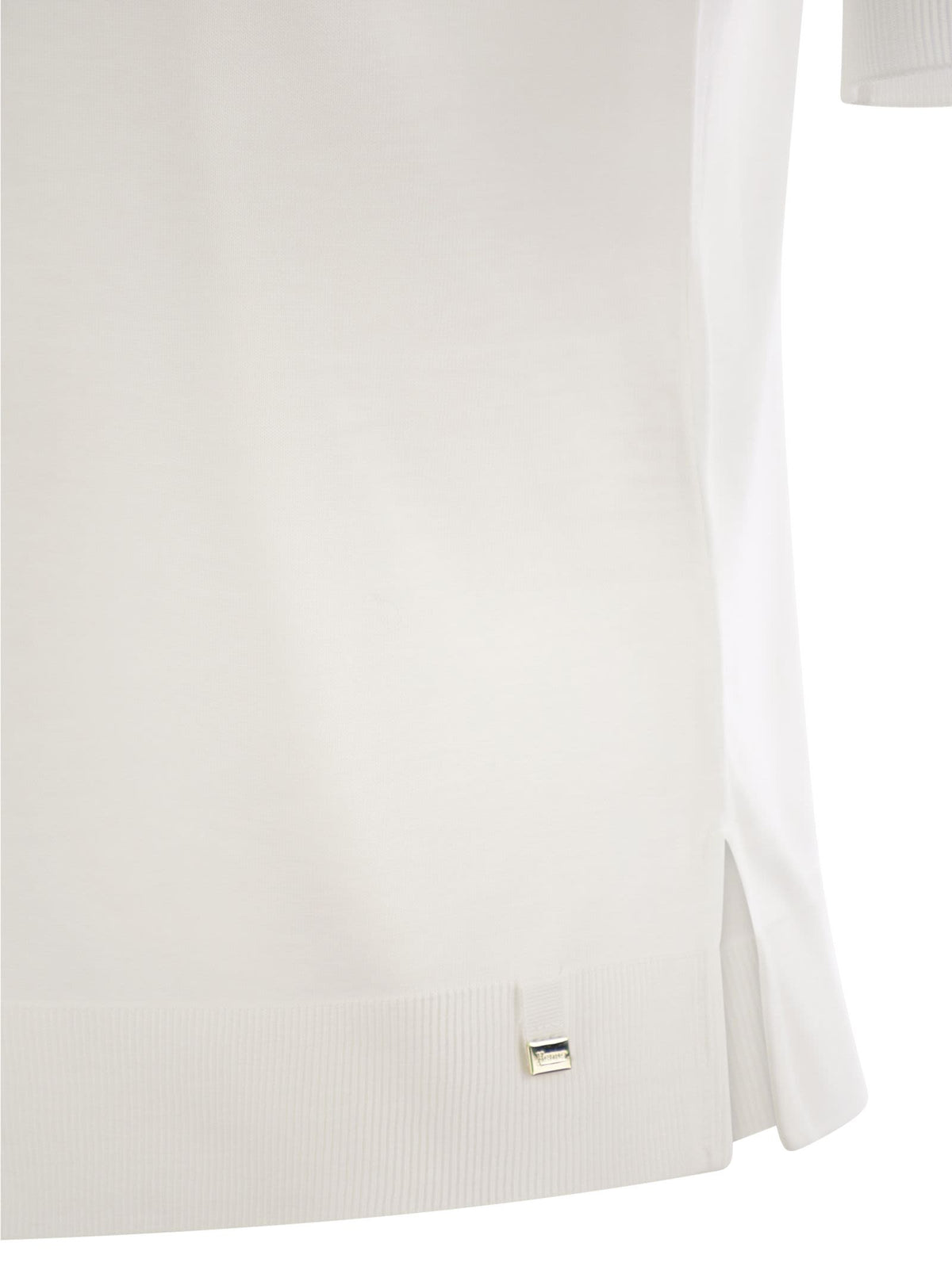 Herno Women Lyocell And Cotton T-Shirt HERNO
