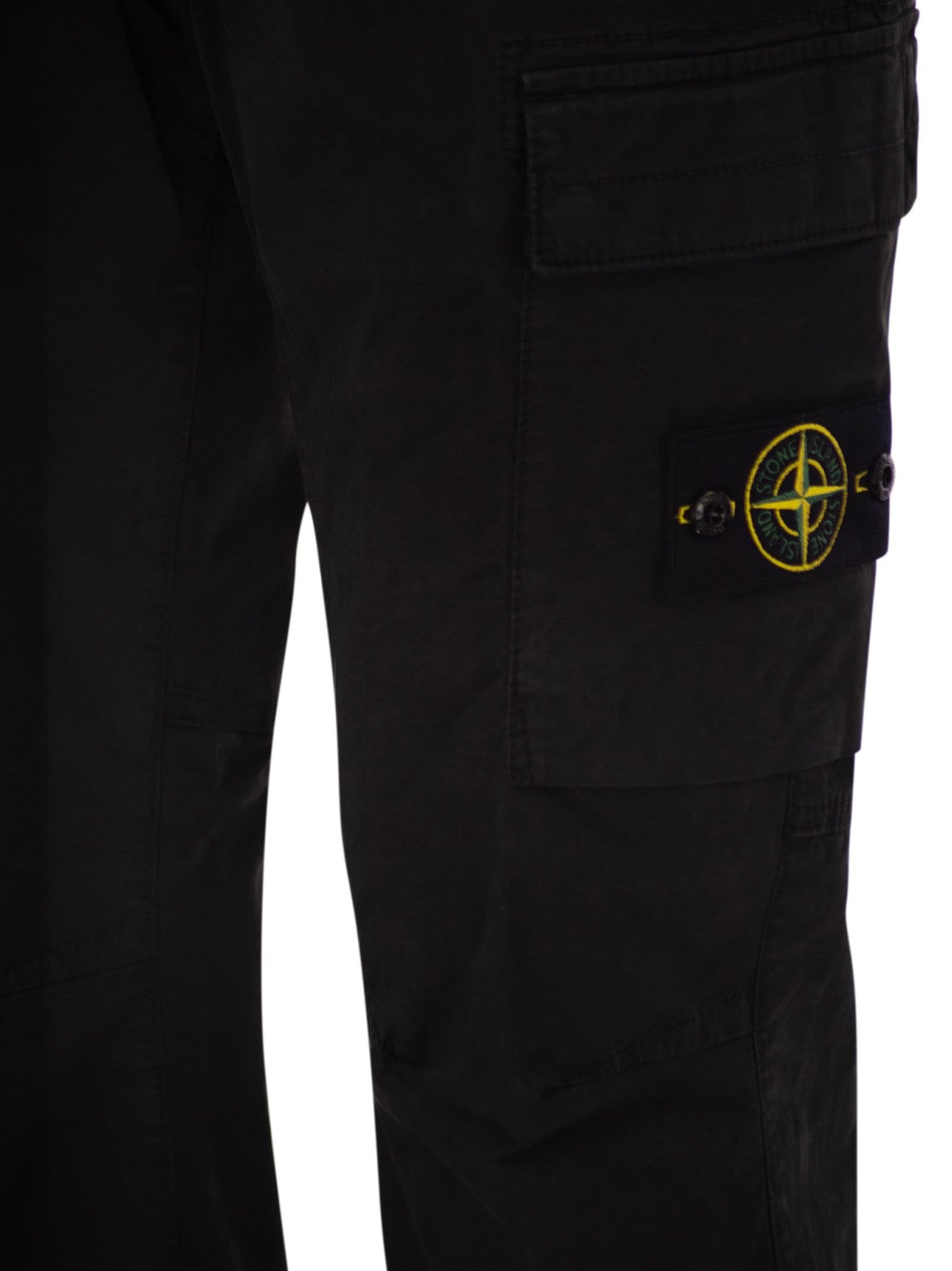 Stone Island Men Regular Tapered Fit Cargo Trousers STONE ISLAND