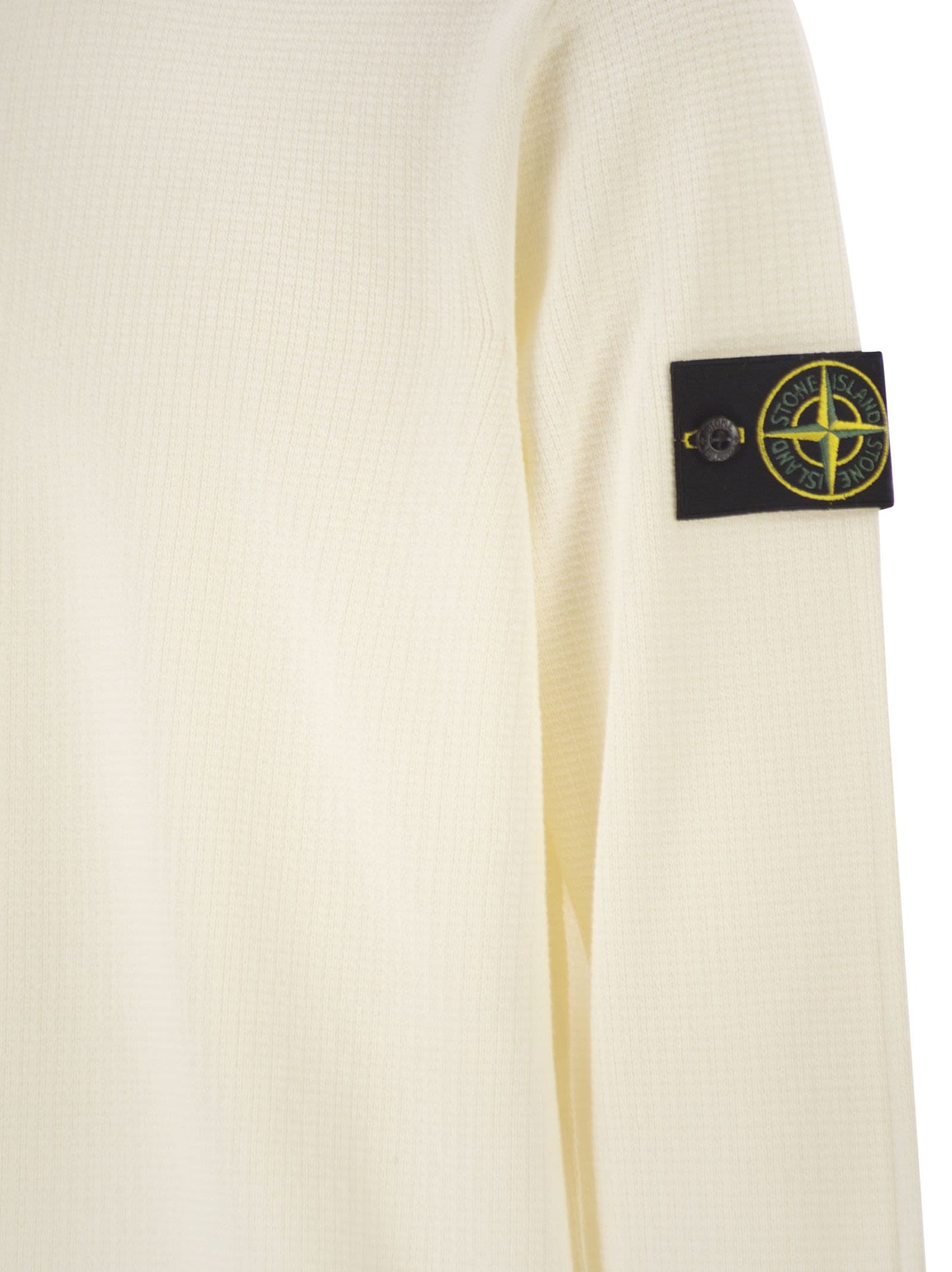 Stone Island Men Loose-Fitting Ribbed Crew Neck Jumper STONE ISLAND