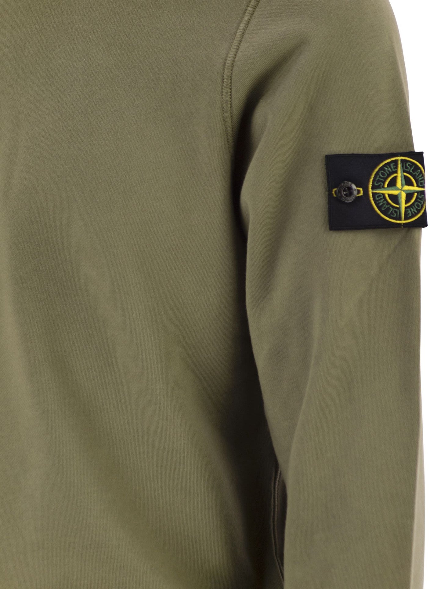 Stone Island Men Regular Fit Crew Neck Sweatshirt With Raglan Sleeves STONE ISLAND