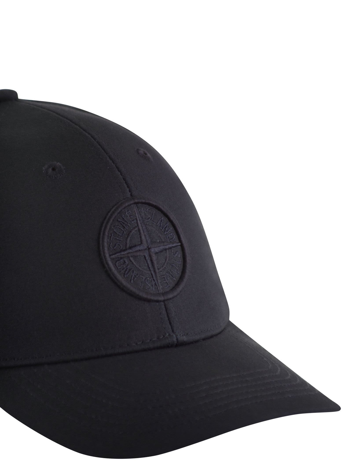 Stone Island Men Cap With Embroidered Compass Logo STONE ISLAND