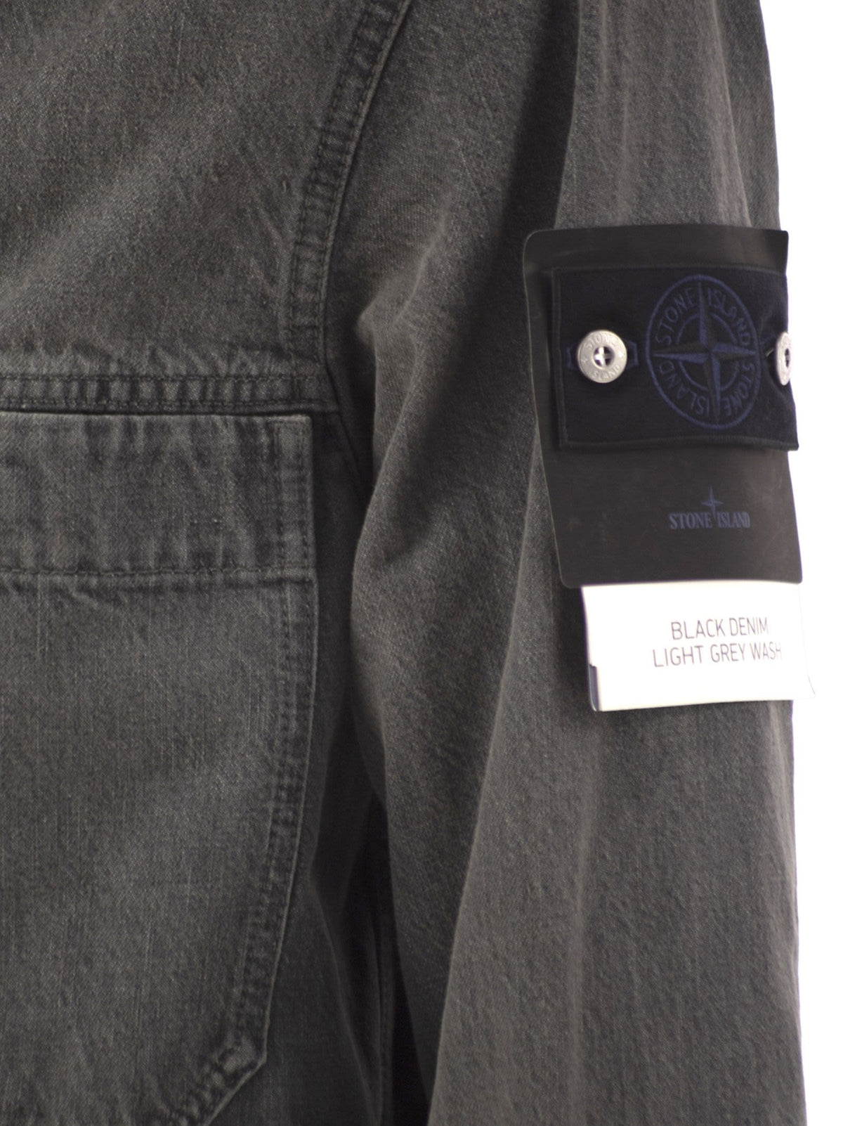 Stone Island Men Denim Jacket With Patch Pockets STONE ISLAND