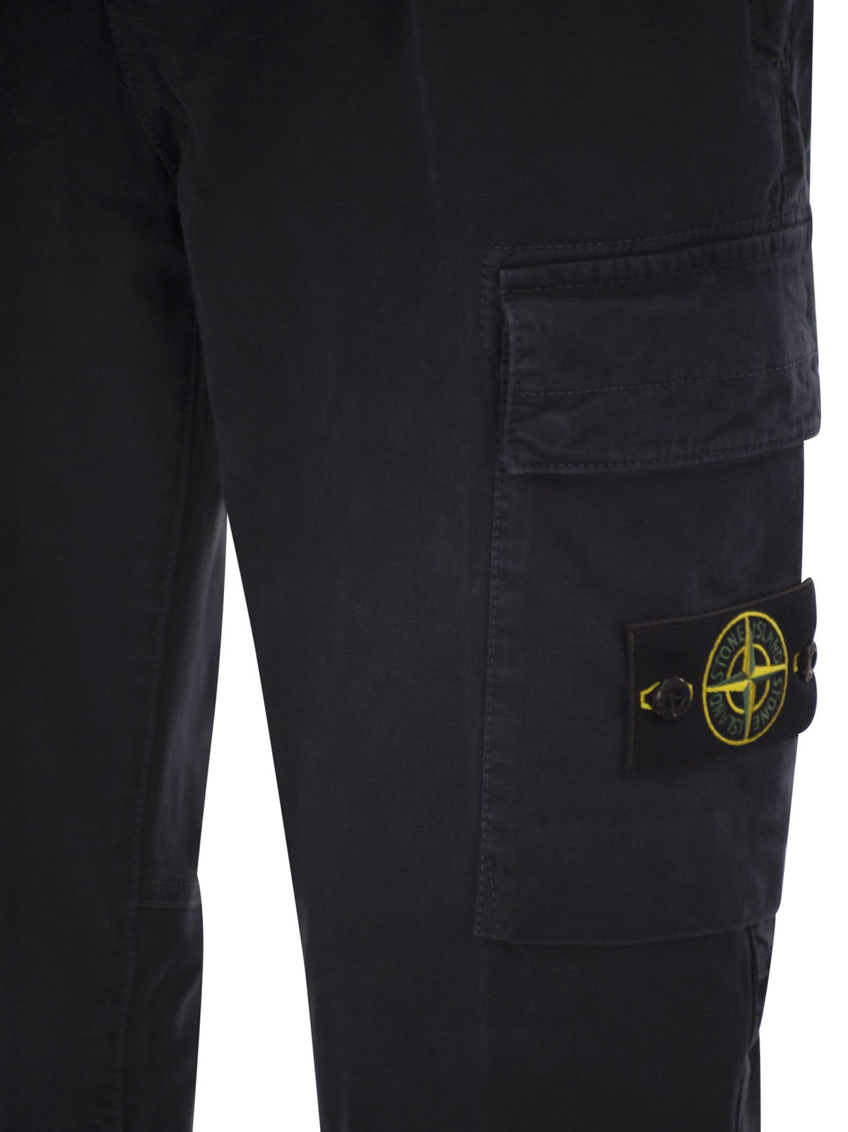 Stone Island Men Cargo Trousers In Cotton Twill STONE ISLAND