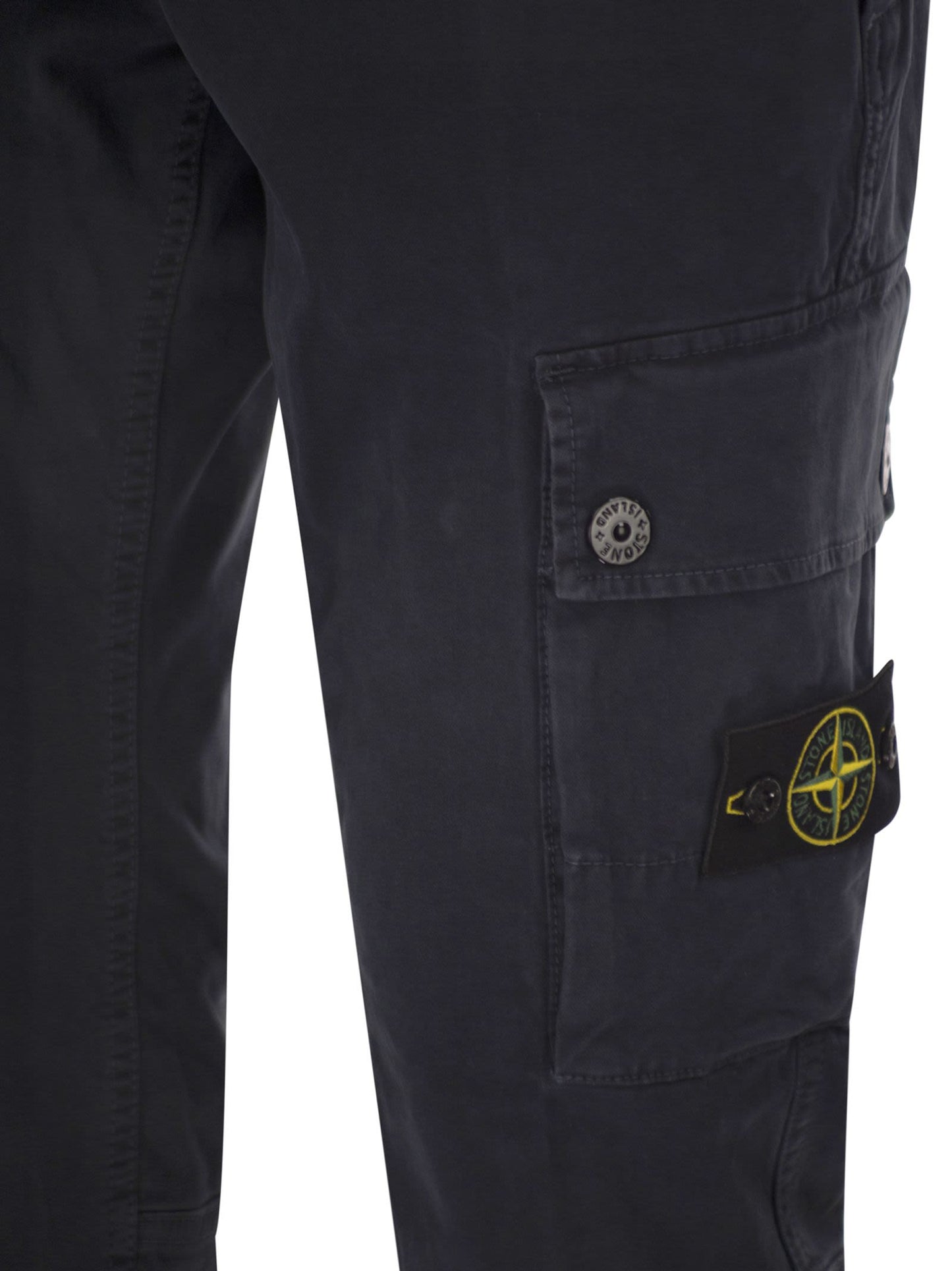Stone Island Men Slim-Fit Cargo Trousers STONE ISLAND