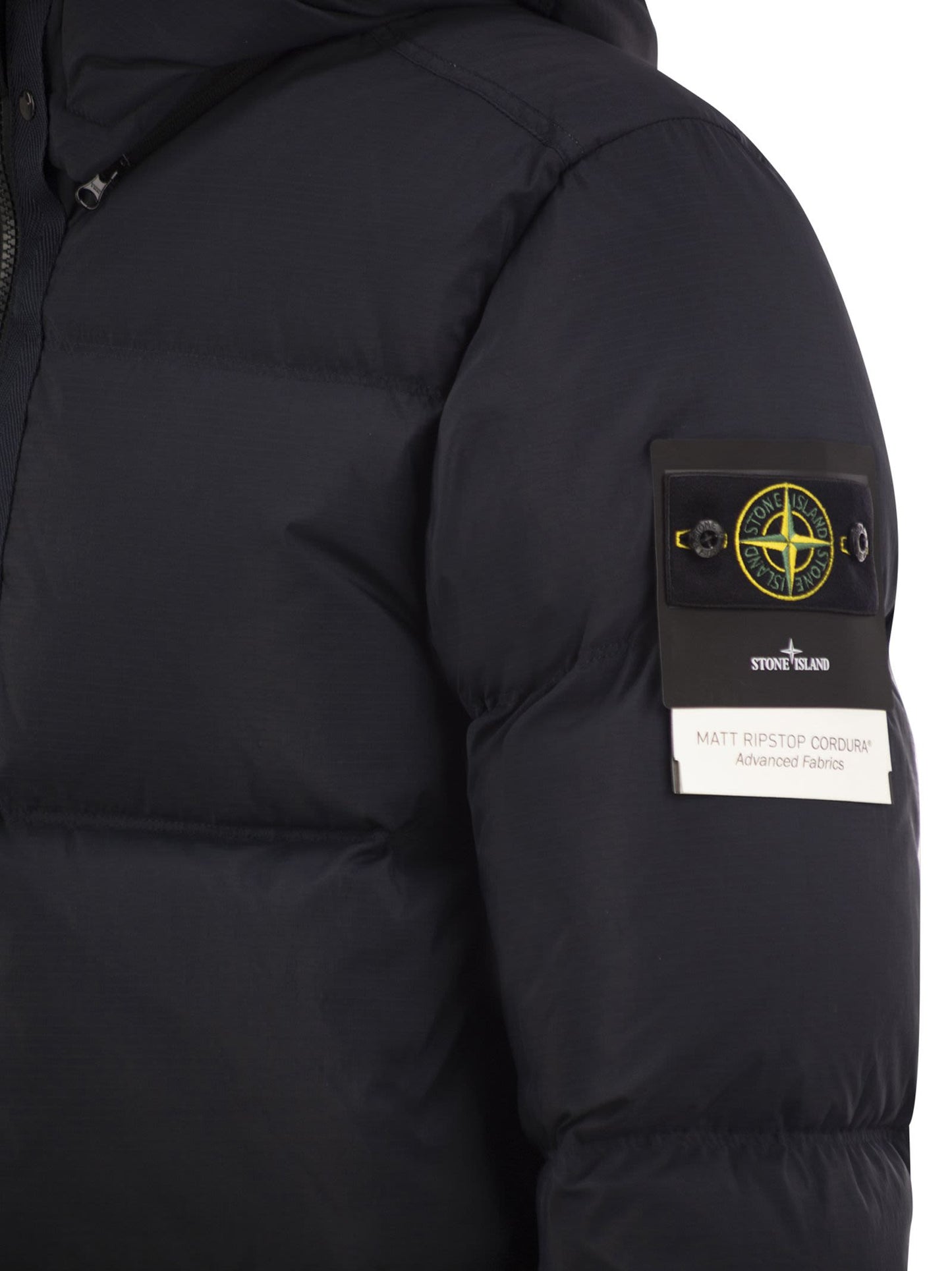 Stone Island Men Matt Ripstop Cordura® Hooded Down Jacket STONE ISLAND